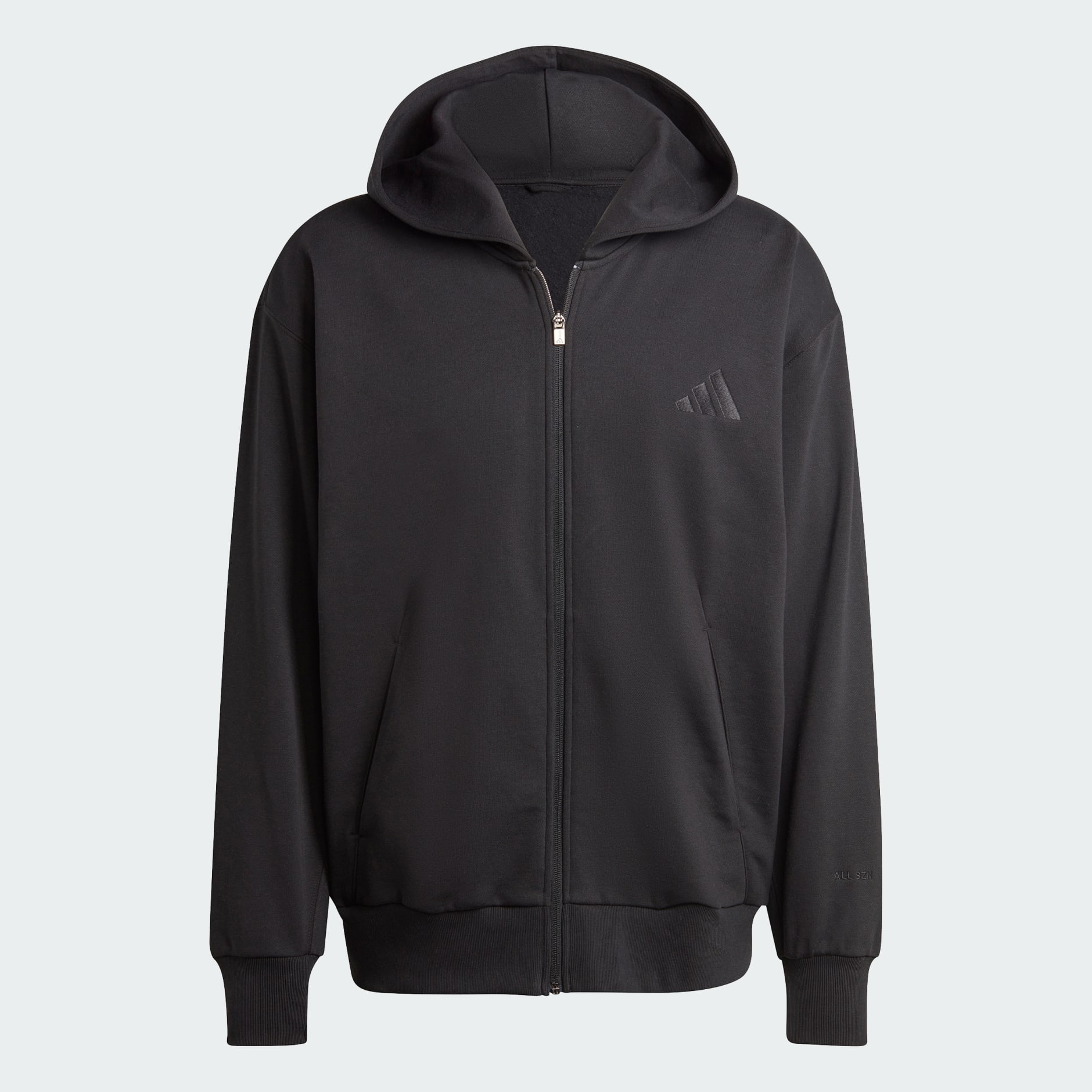 Clothing ALL SZN Fleece Full Zip Hoodie Black adidas Bahrain