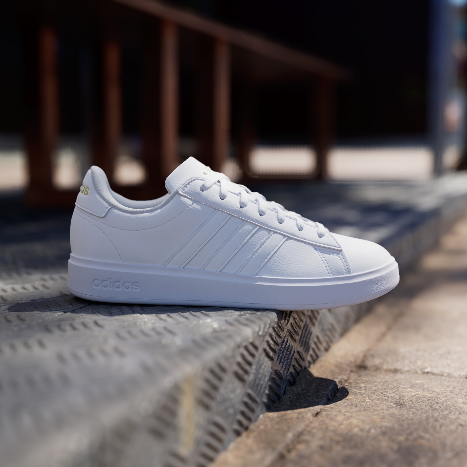 All white adidas tennis shoes online