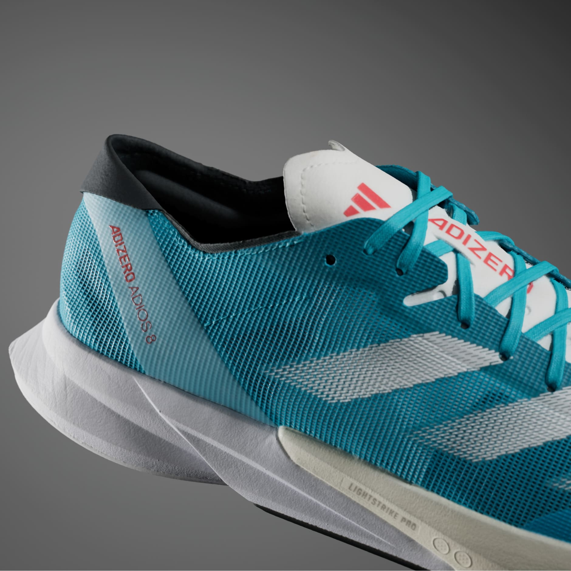 Men s Shoes Adizero Adios 8 Shoes Turquoise adidas Oman