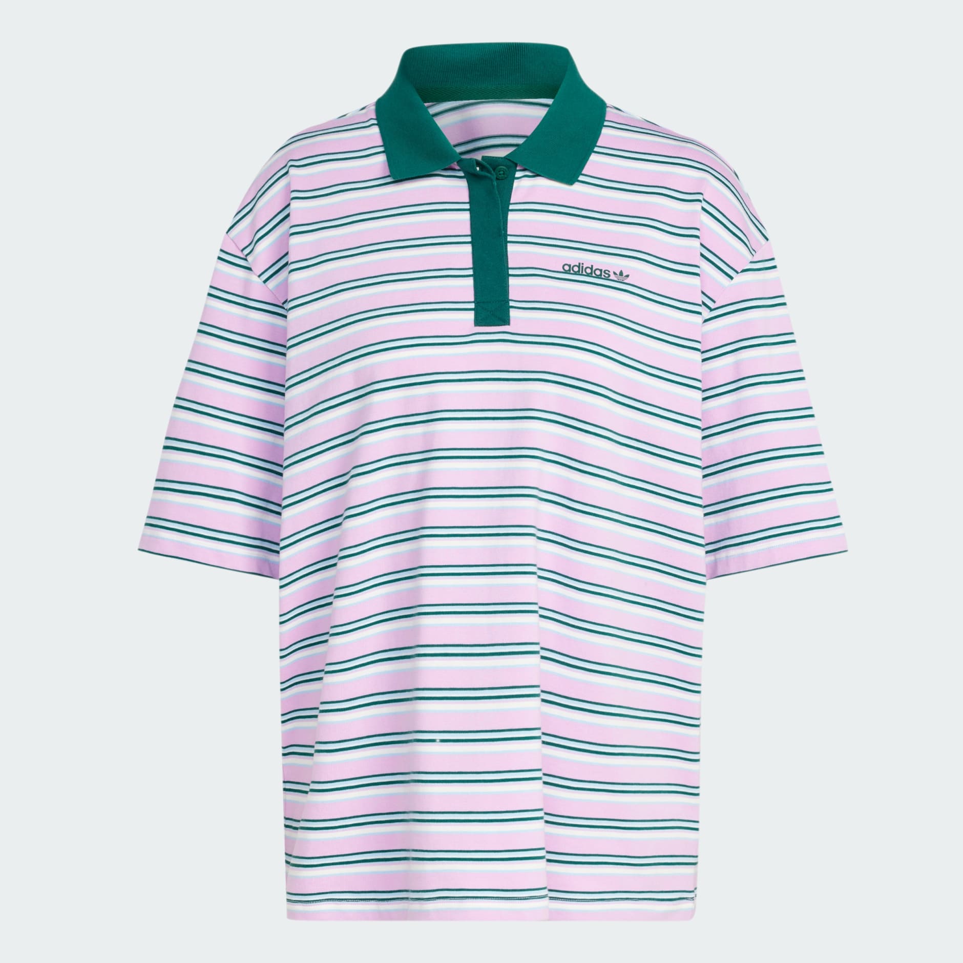 80s Oversized Stripe Polo Shirt - Multicolor | adidas Hong Kong 80s Oversized Stripe Polo Shirt - Multicolor | adidas Hong Kong