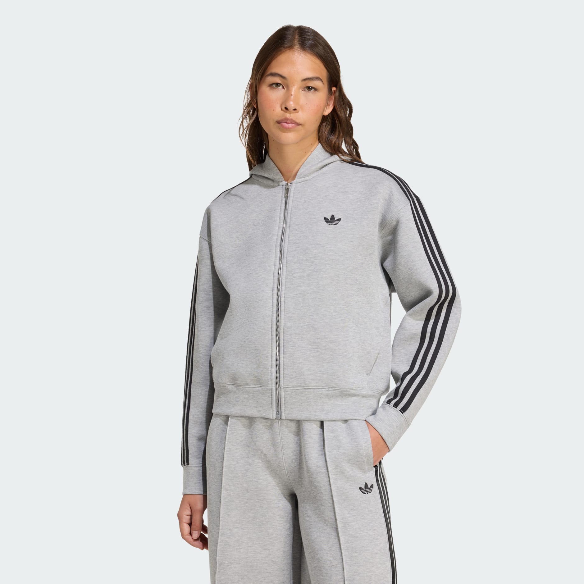 Adicolor 3-Stripes Spacer Full-Zip Hoodie
