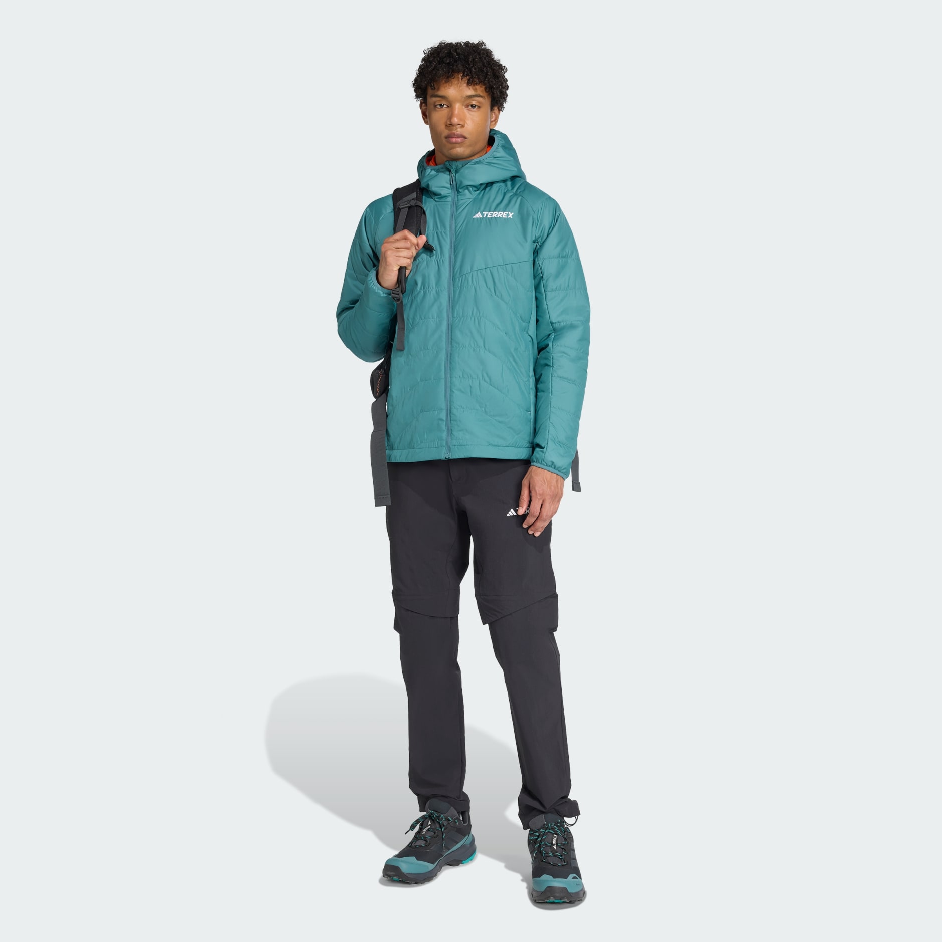 Sintetička, vi&scaron;estruko izolirana jakna s kapuljačom Terrex