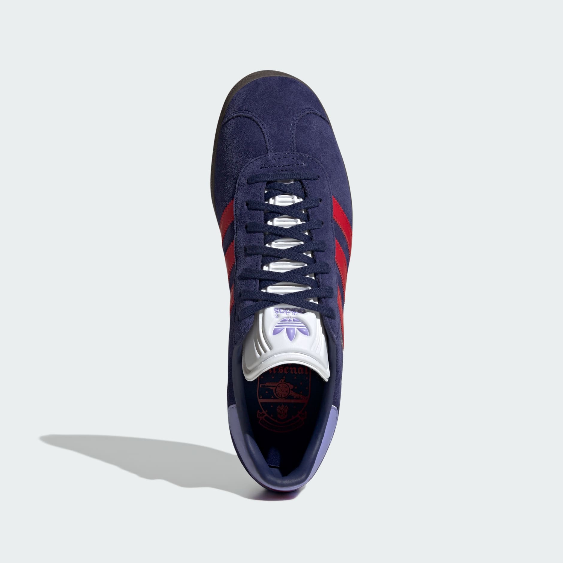 Navy blue and red adidas online