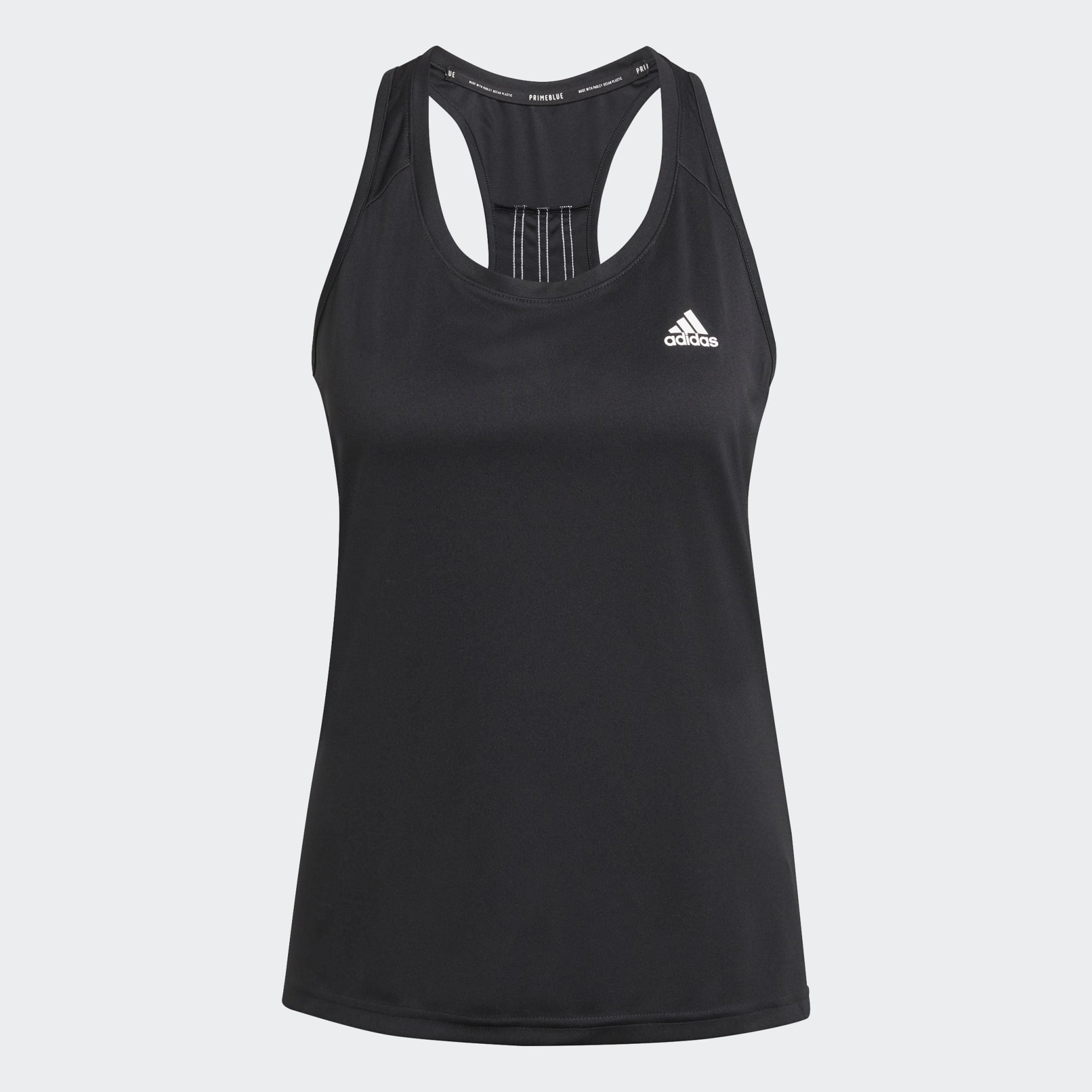 Women's Clothing - Designed to Move 3-Stripes Sport Tank Top - Black ...