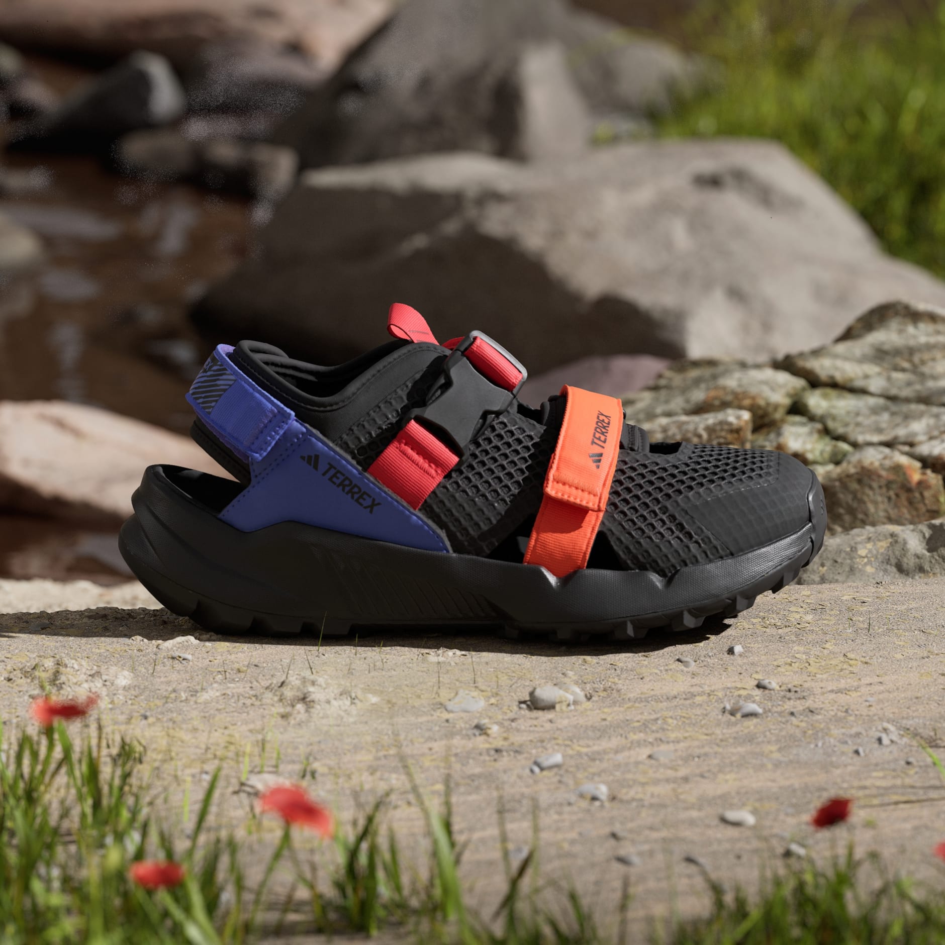 【ADIDAS】TERREX HYDROTHERA SANDAL IH6064ブラック 男女兼用 adidas アディダス アウトドアシューズ ユニセックス テレックス