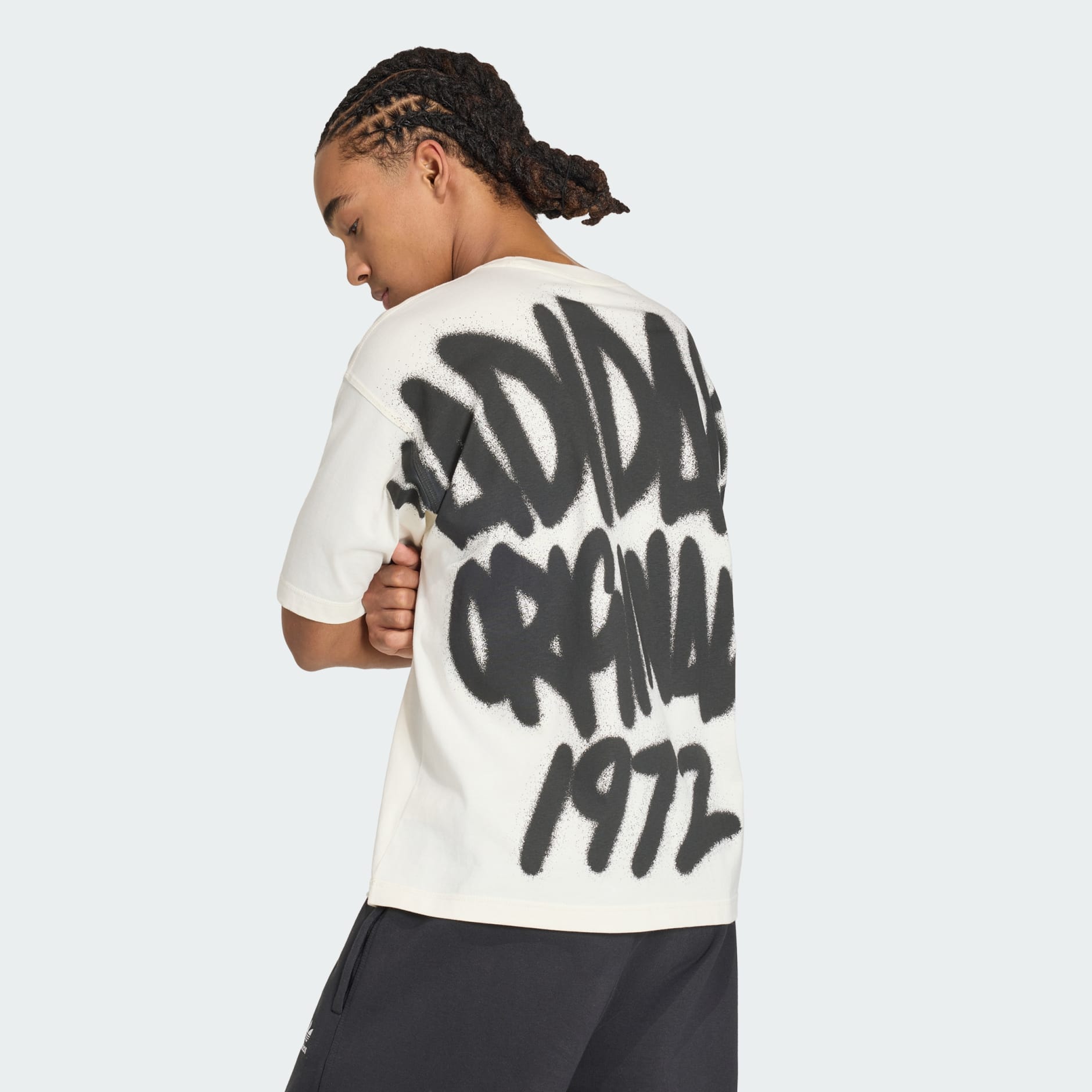 Airbrush Logo Typography T-Shirt