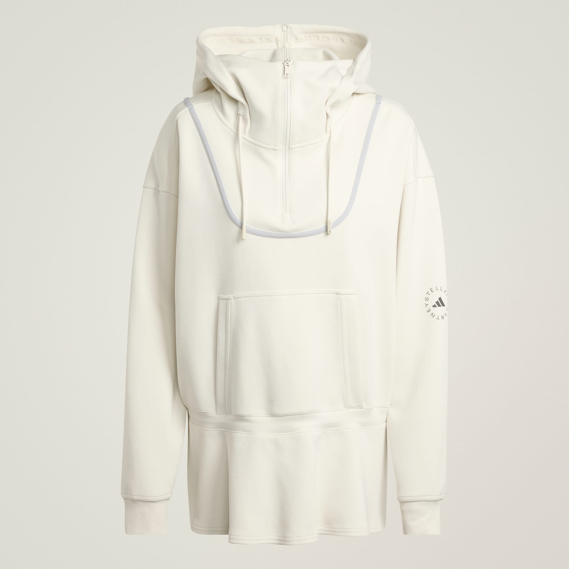 CLOTHING - adidas By Stella McCartney Peplum Hoodie - Beige
