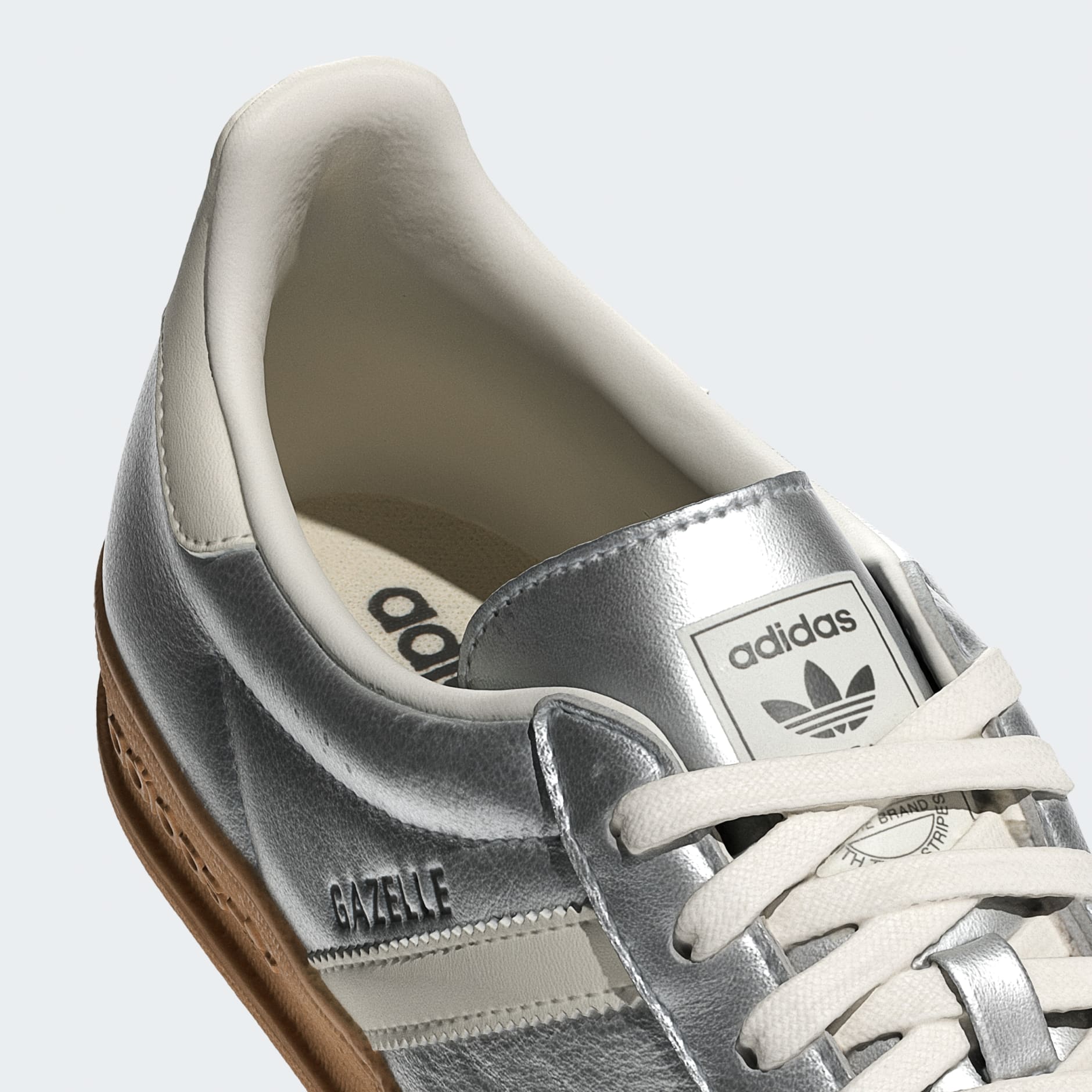 ★adidas★ Gazelle Indoor Silver adidas Gazelle Indoor Silver Metallic Core White Men's