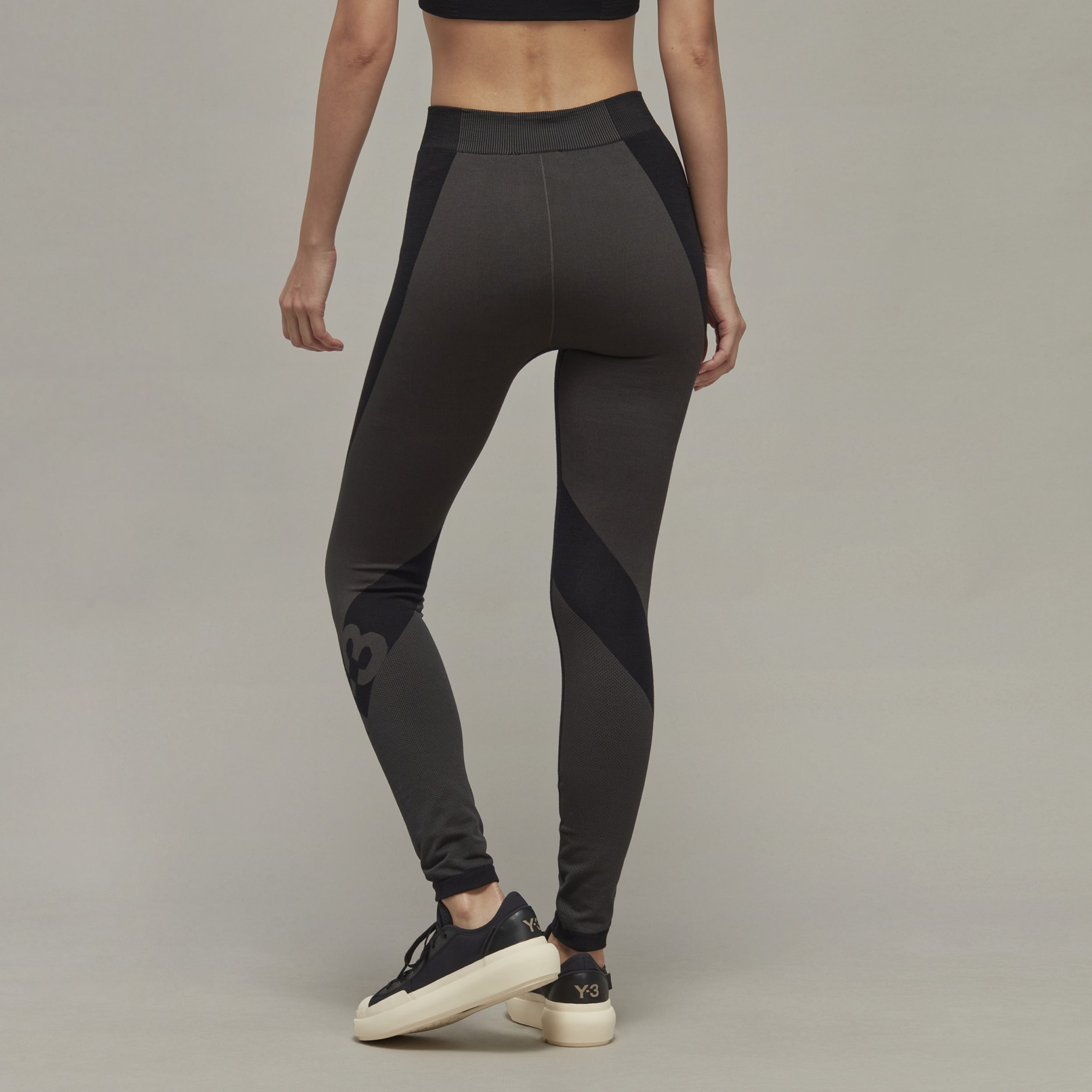 Clothing - Y-3 Classic Seamless Knit Tights - Black