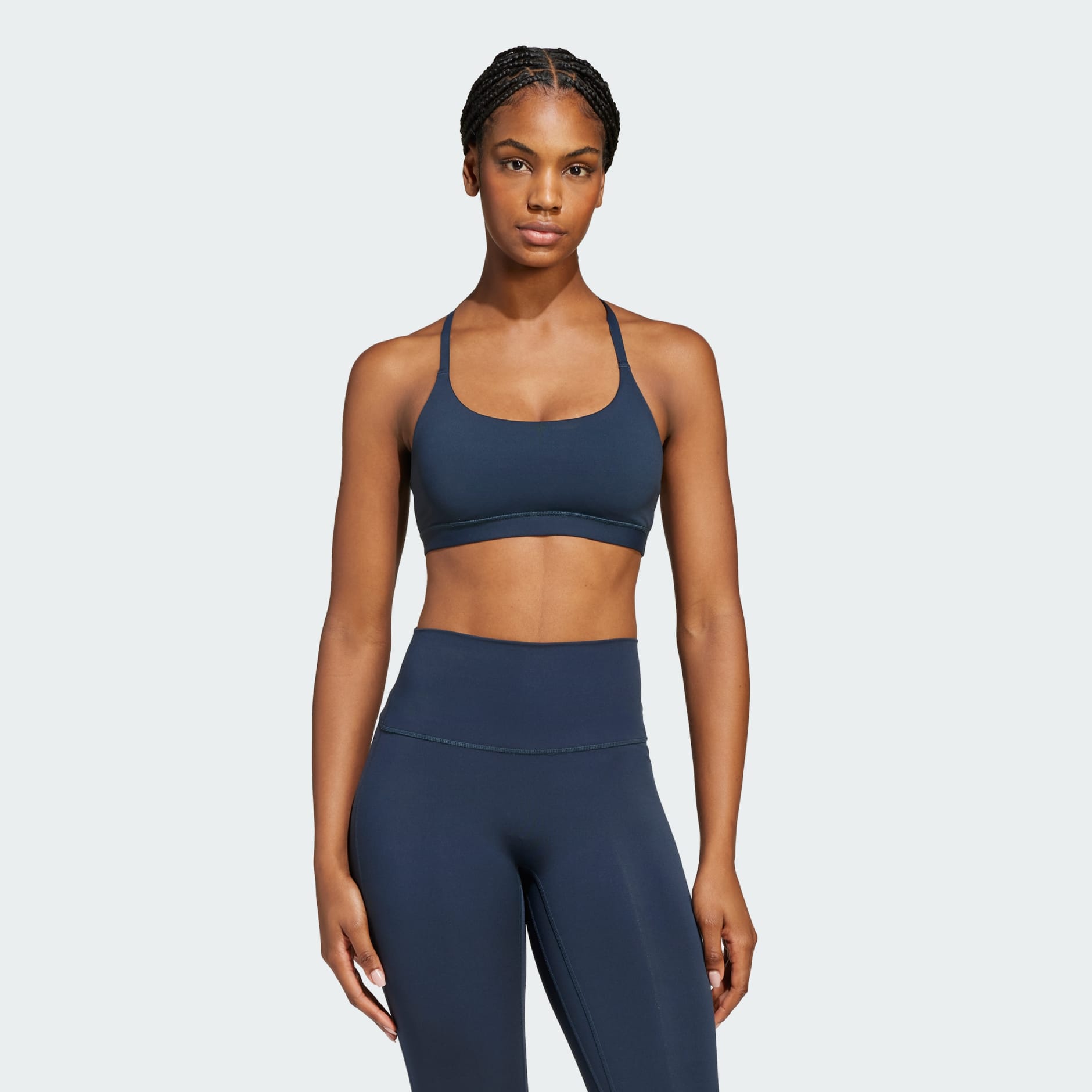 All Me Light Support Bra - Blue | adidas Hong Kong