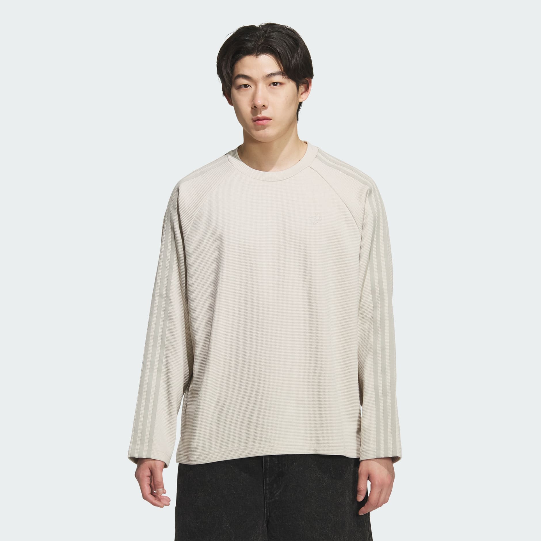 SYM WAFFLE KNIT TEE LS