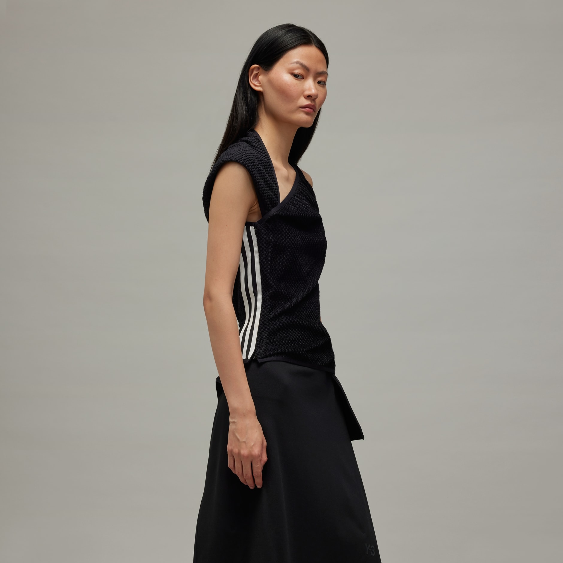 Y-3 Waffle Warp Knit Top