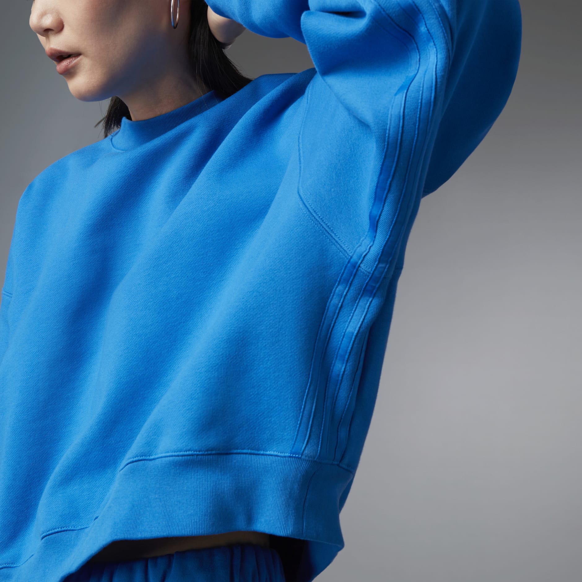 Blue Version Batwing Crew Sweatshirt