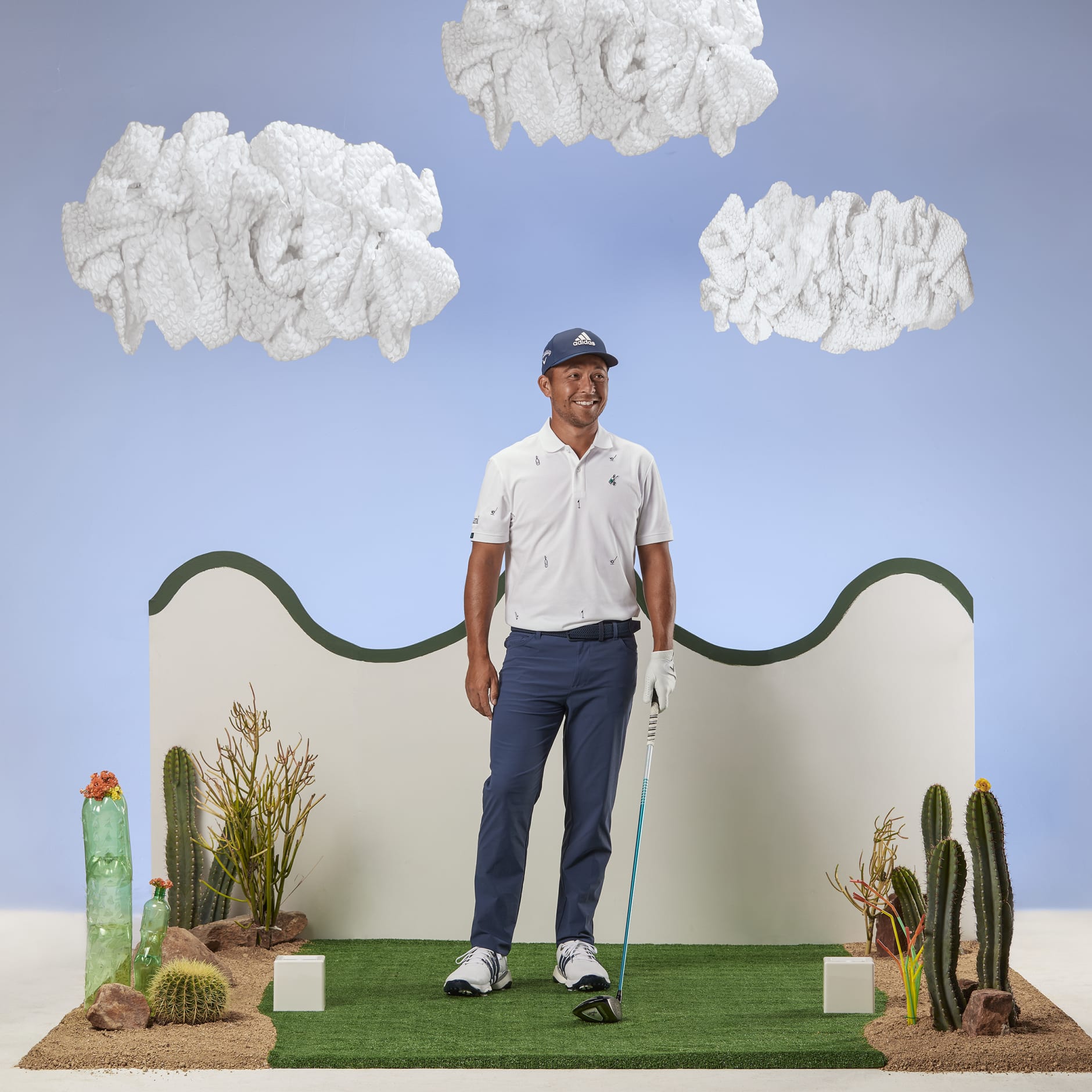 AEROREADY Play Green Graphic Polo Shirt
