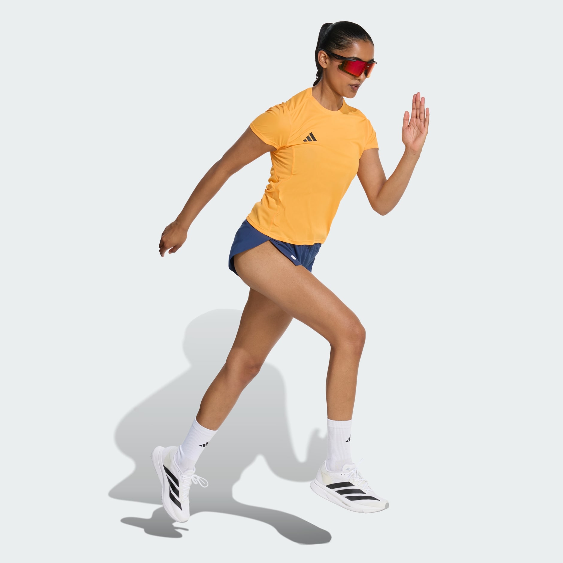 Short de running fendu Adizero Essentials