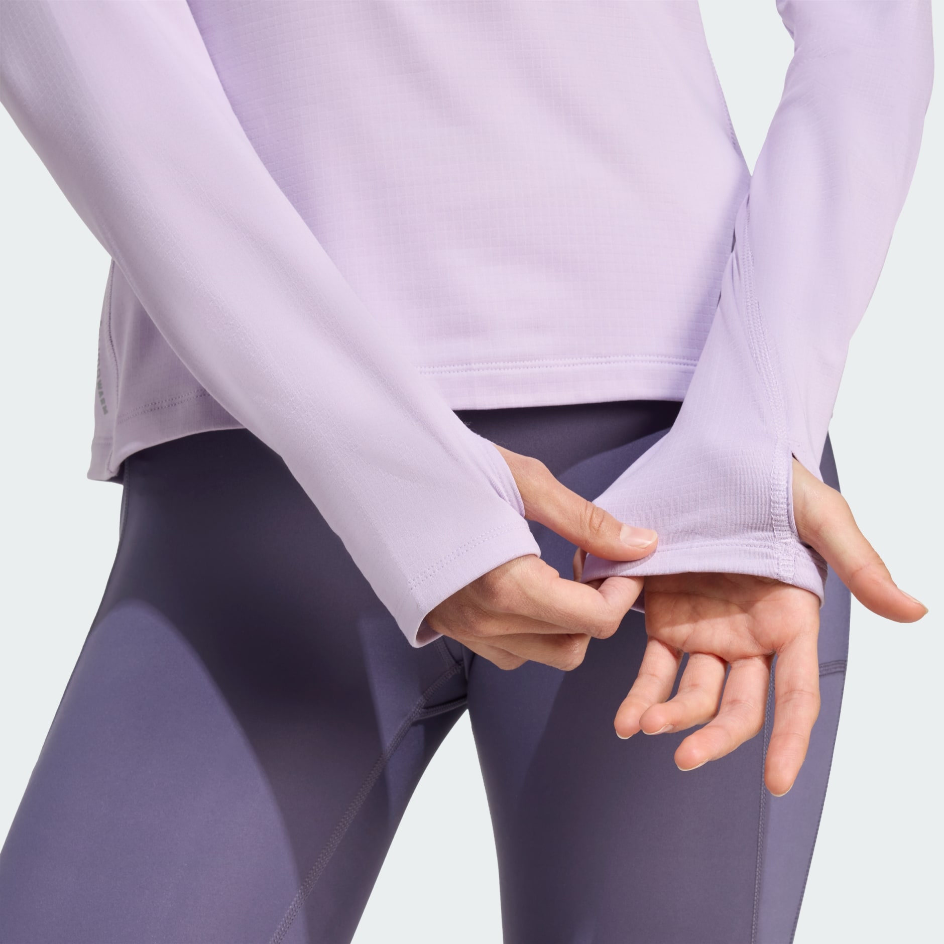 CLOTHING - Own The Run Winterized Hooded Half-Zip - Purple