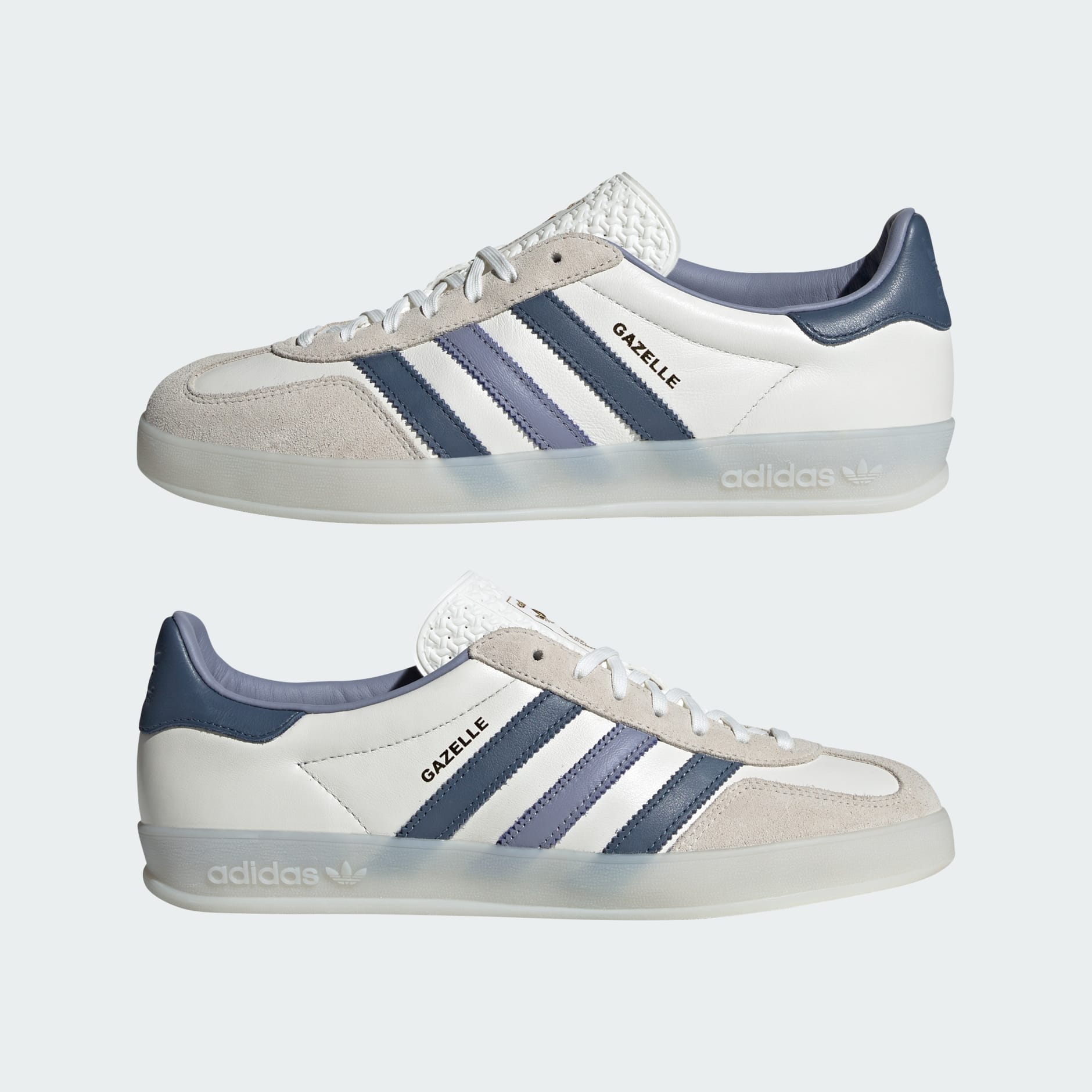 Adidas gazelle white leather size 9 best sale