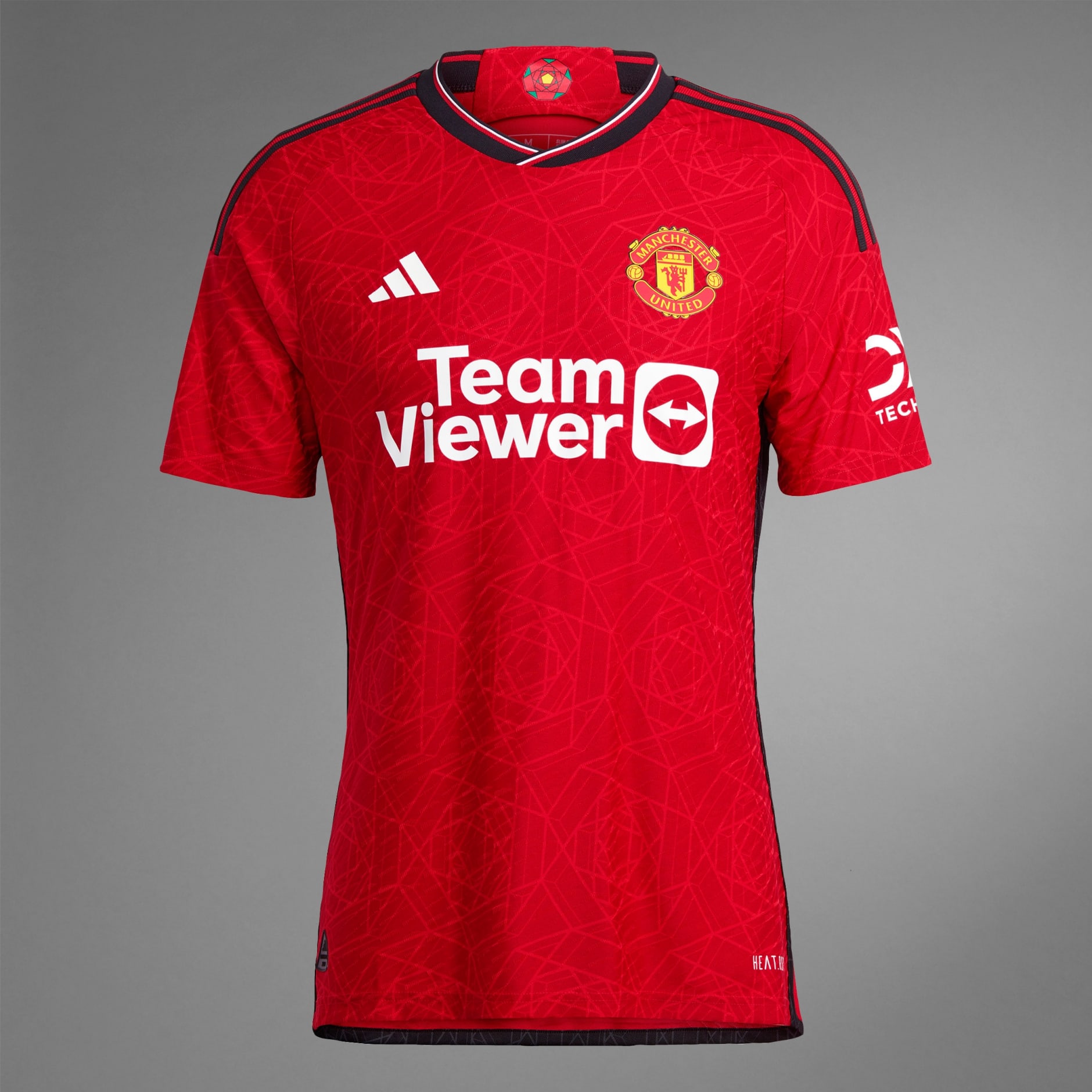 Men's adidas Red Manchester United 2021/22 Home Authentic Jersey