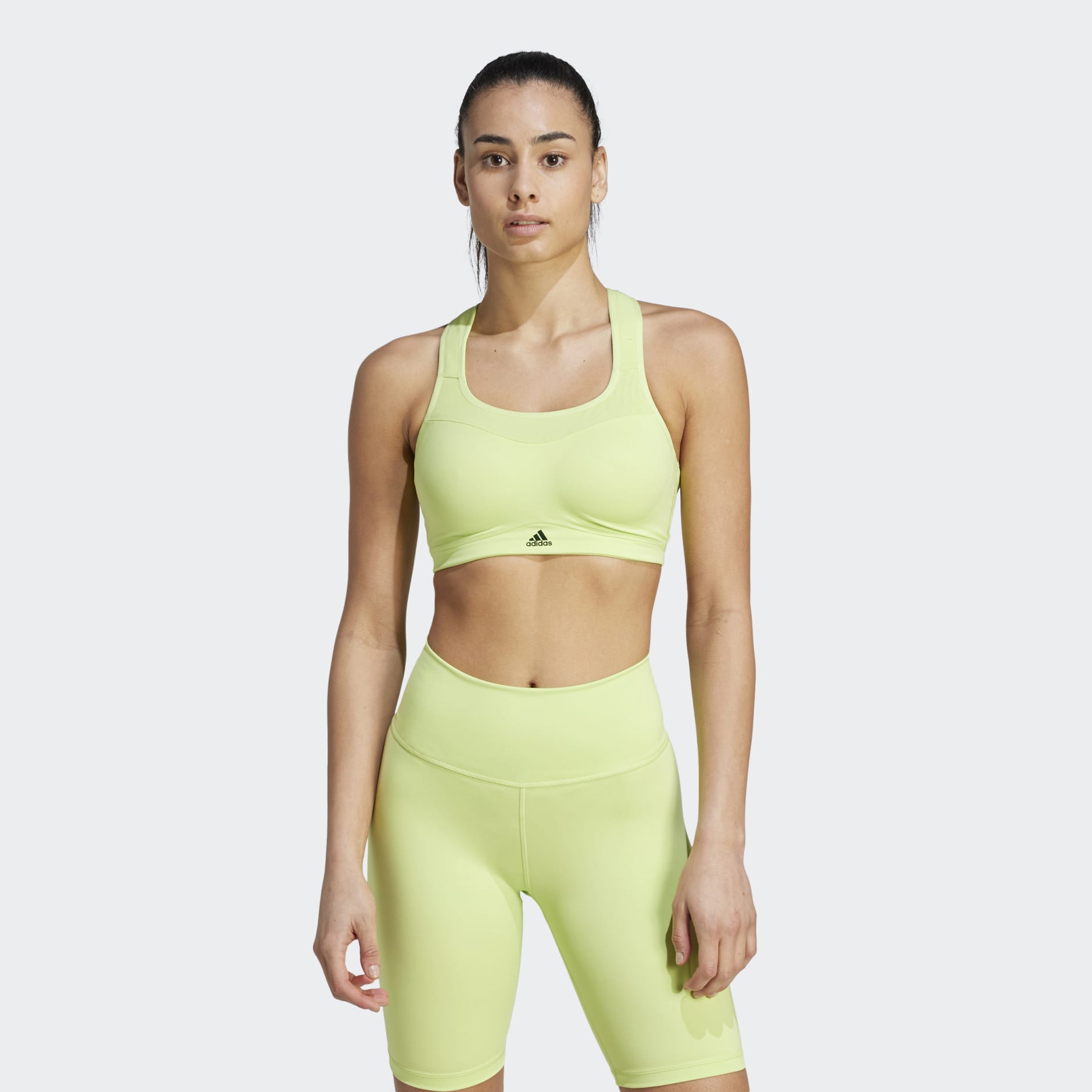 Clothing - adidas TLRD Impact Training High-Support Bra - Green