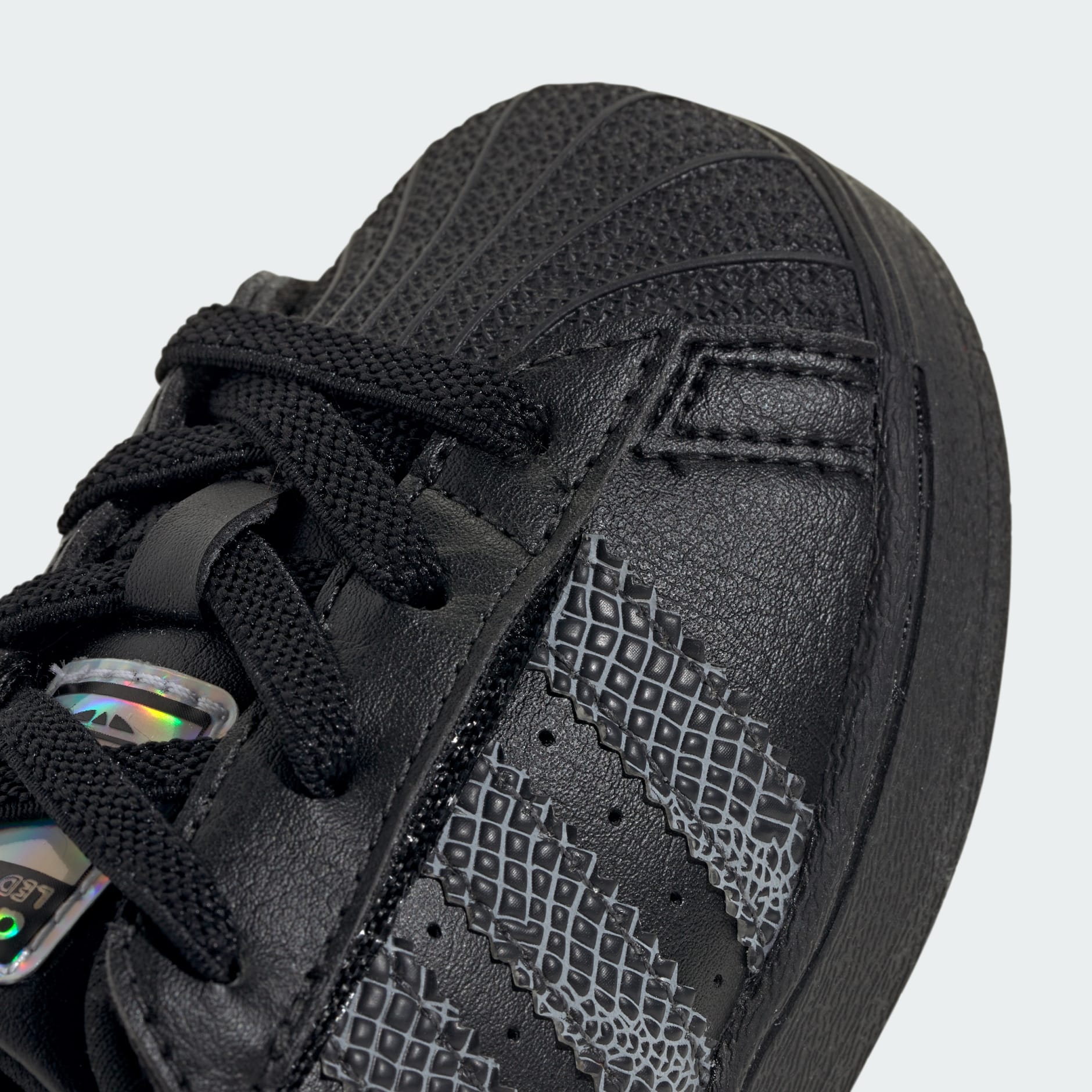 SUPERSTAR LED LIGHTS COMFORT CLOSURE ELASTIC LACE SHOES