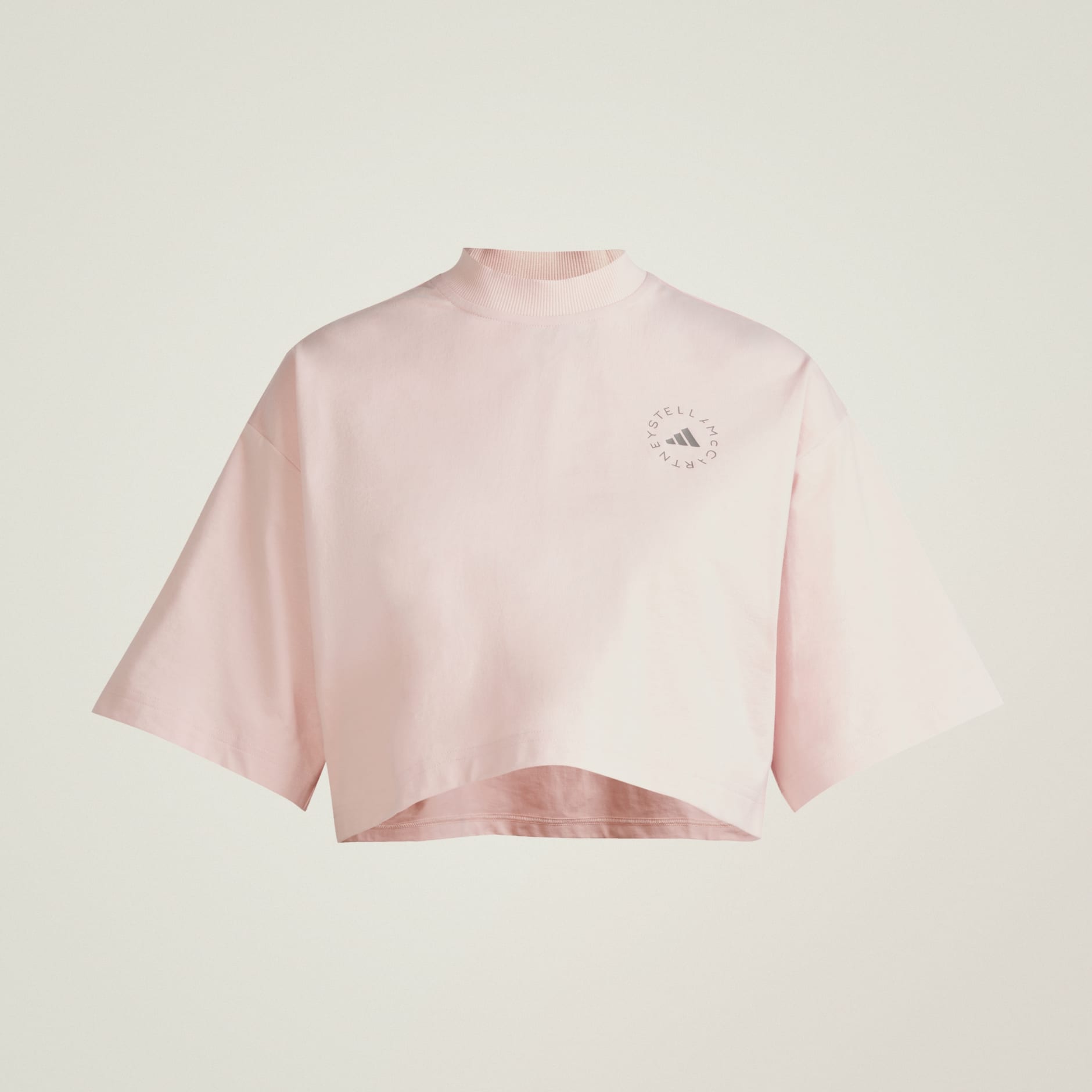 CLOTHING - adidas by Stella McCartney Crop Tee - Pink