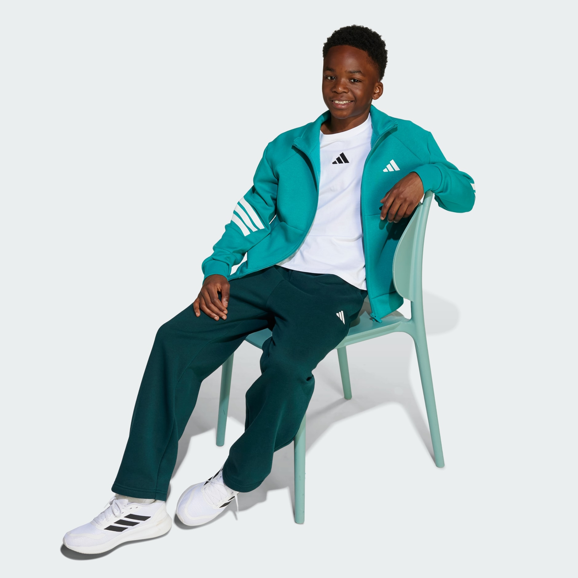 Future Icons 3-Stripes Half-Zip Tracksuit Kids
