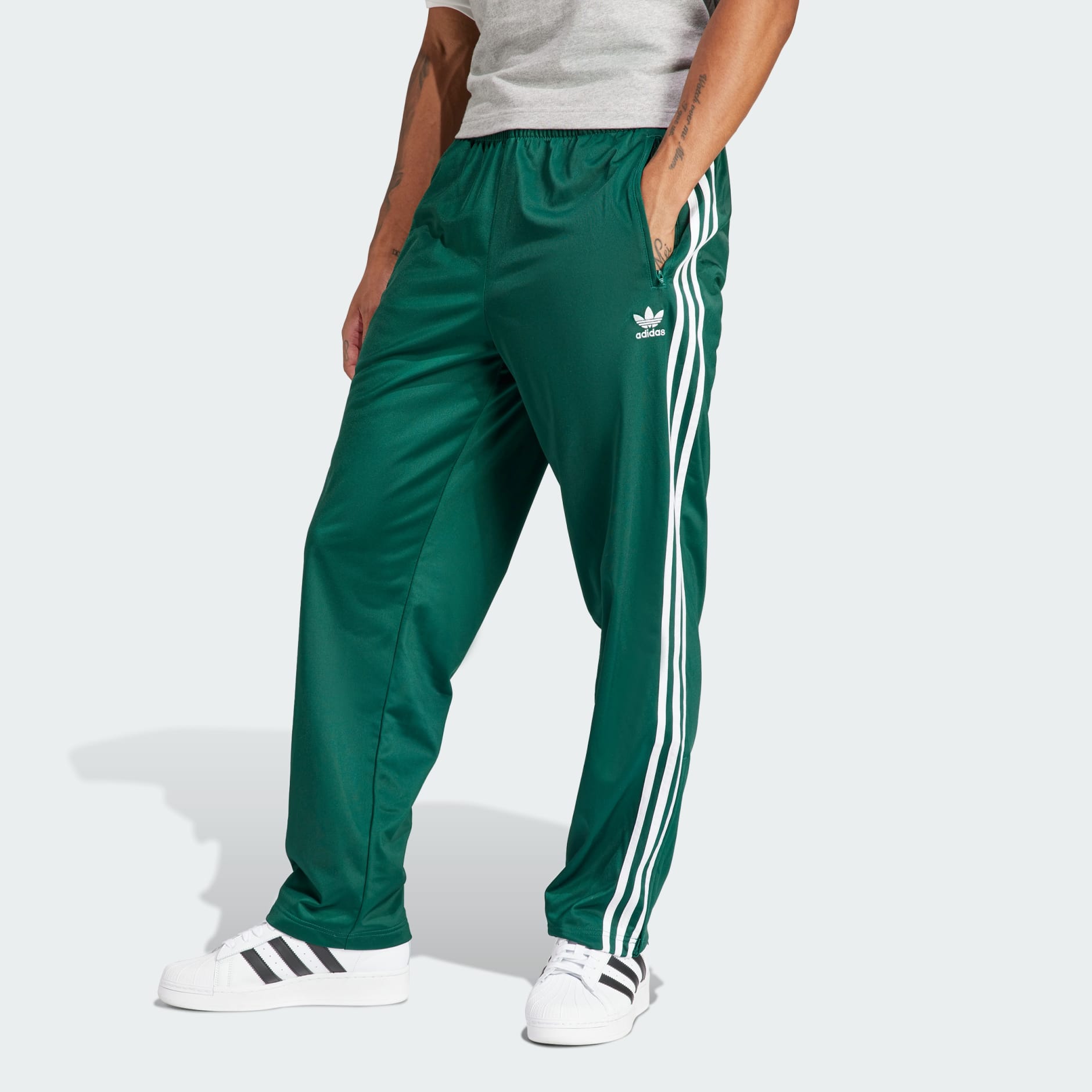 adidas Adicolor Classics Firebird Track Pants - Green | adidas UAE