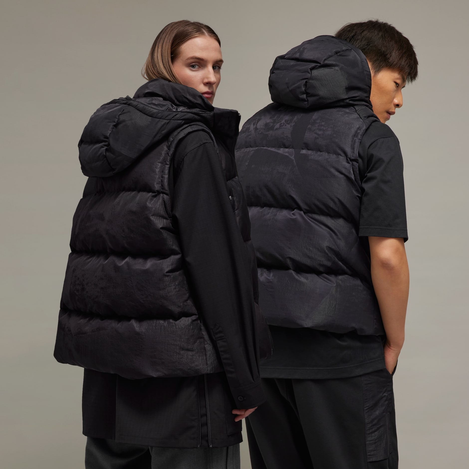 adidas Y-3 Graphic Puffer Vest - Black | adidas LK