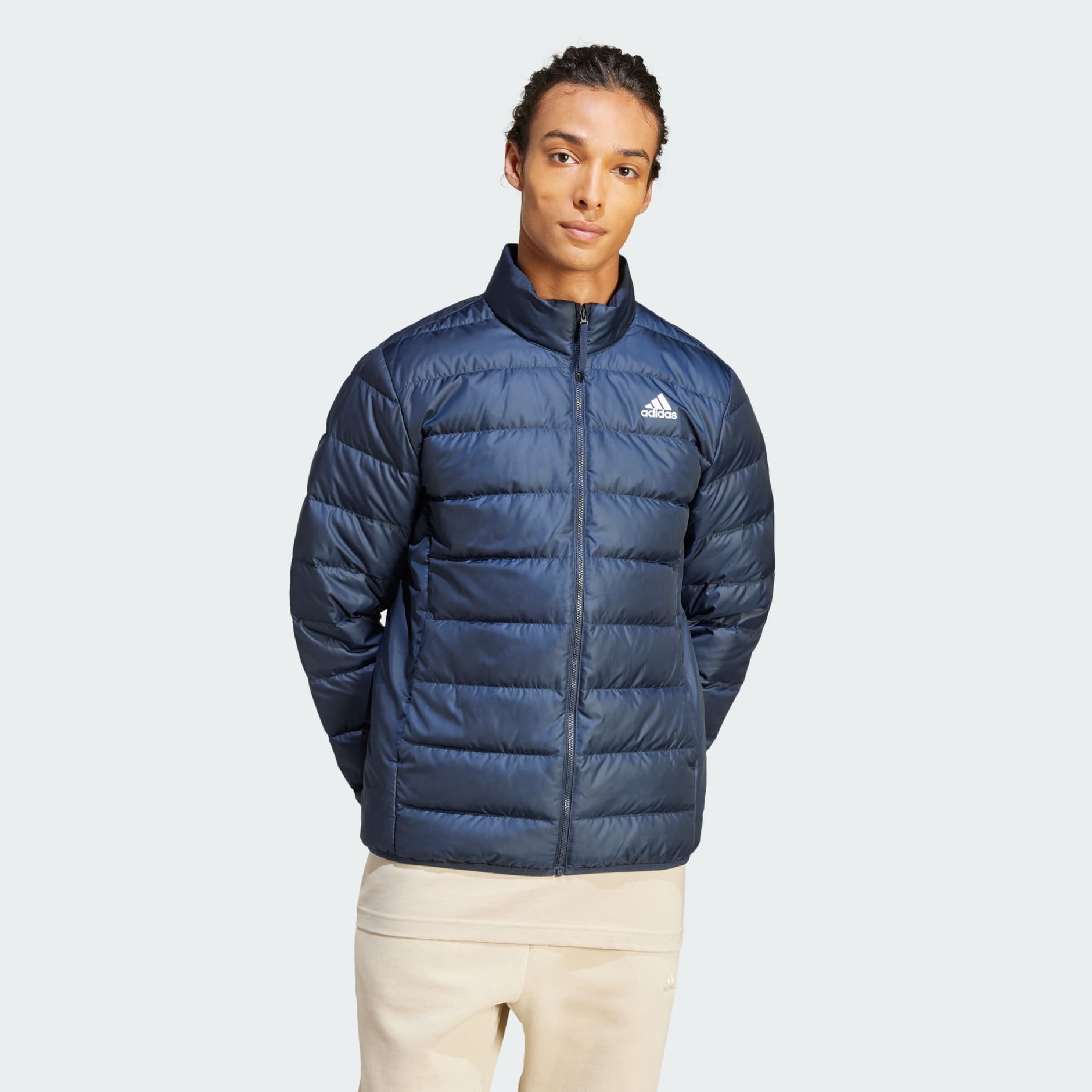 Clothing Essentials Light Down Jacket Blue adidas Bahrain