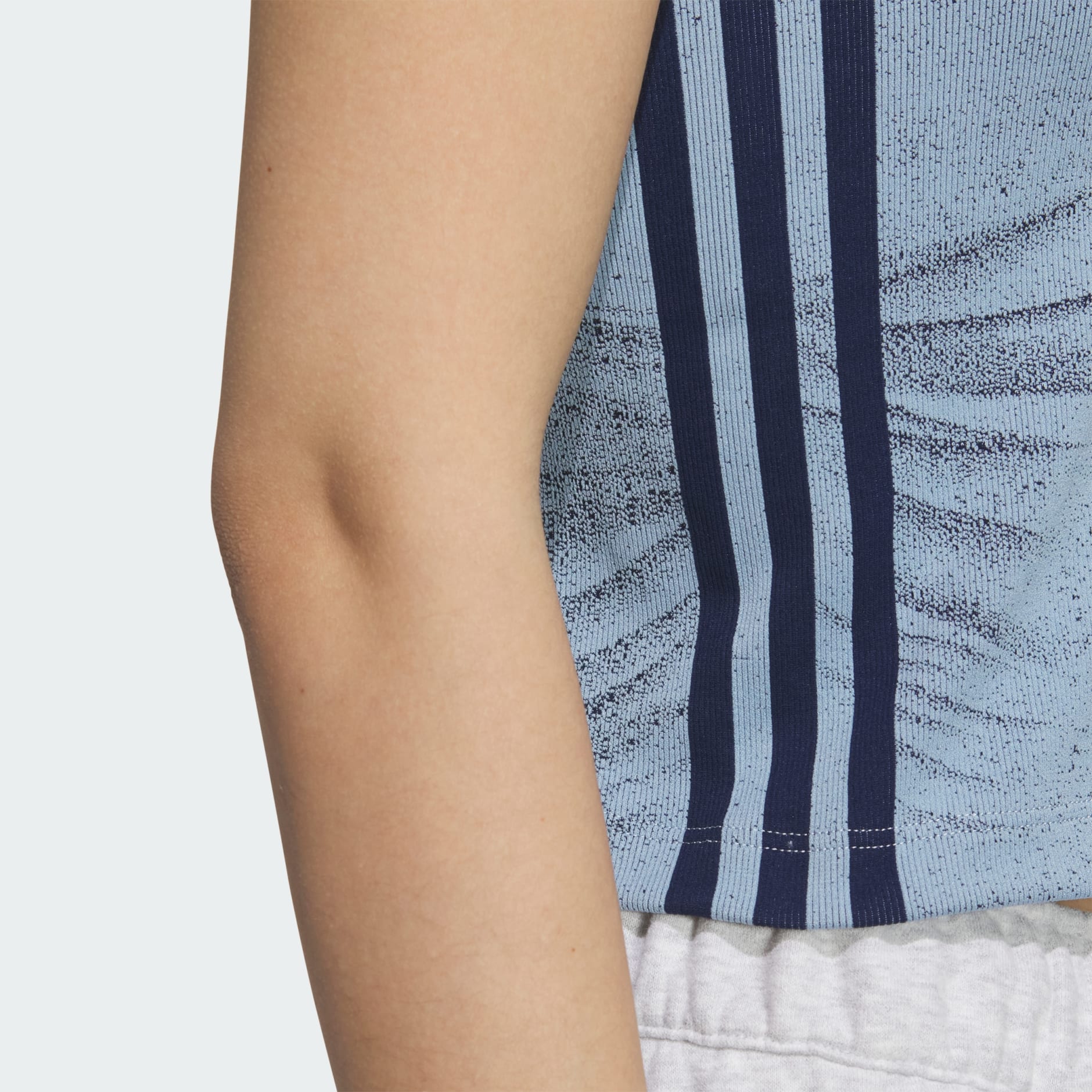 Fake Denim Padded Tank Top