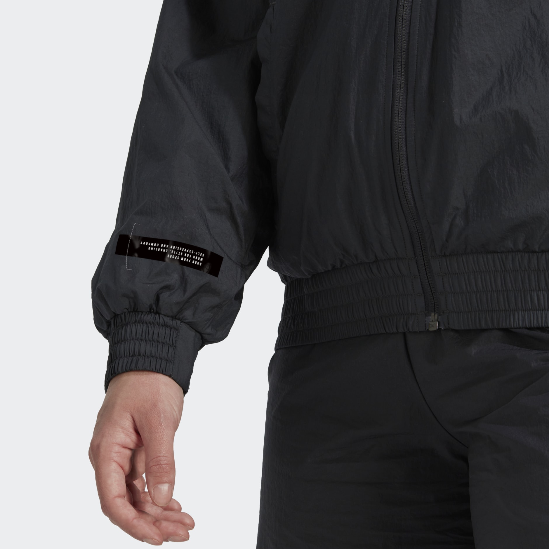 Woven Track Top