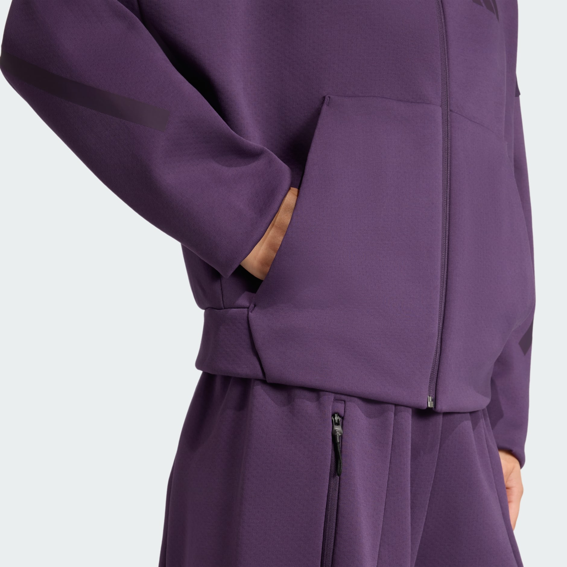 adidas Z.N.E. Full-Zip Hoodie - Purple | adidas Hong Kong
