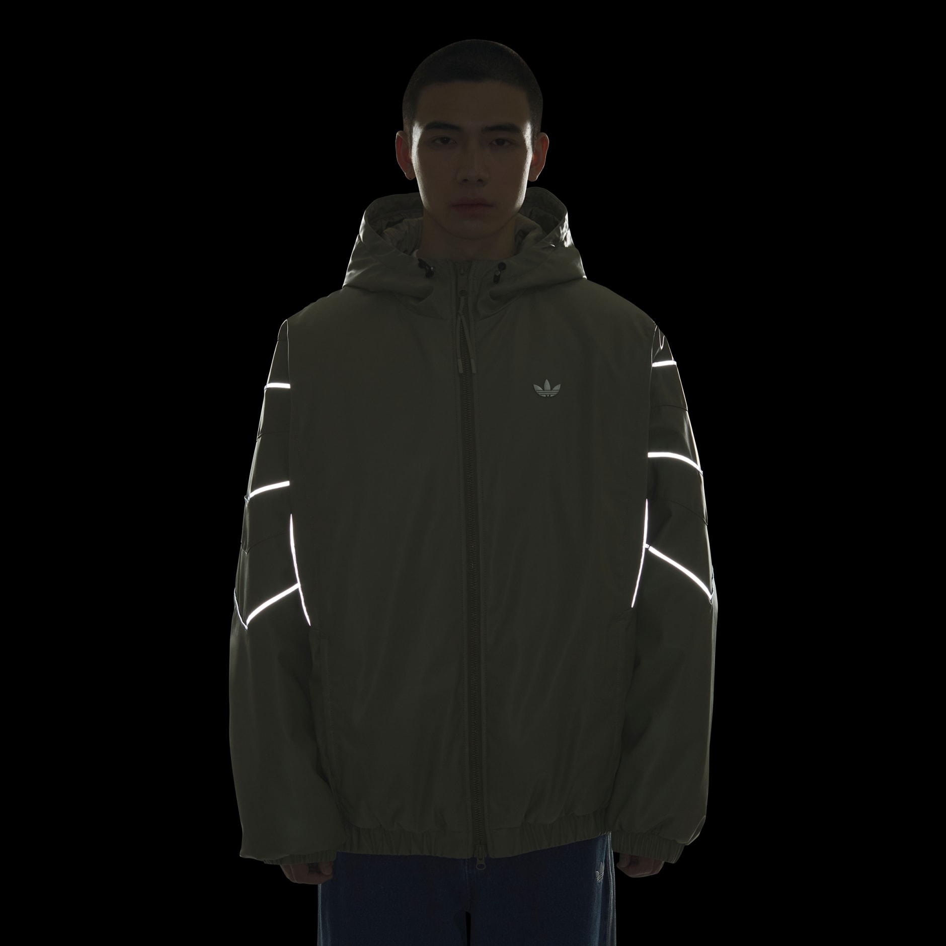 PU Oversized Jacket Pad