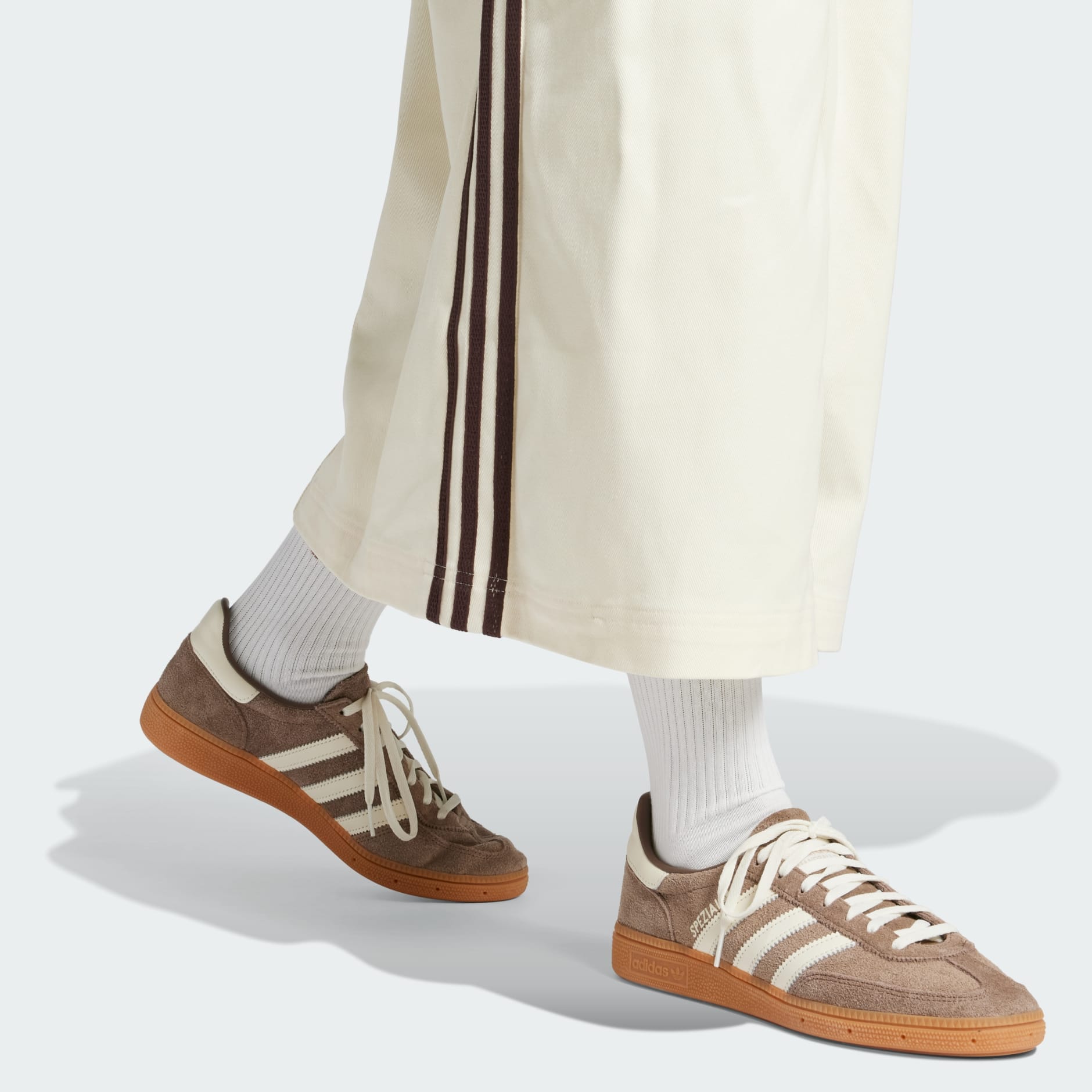Cotton Twill Midi Skirt