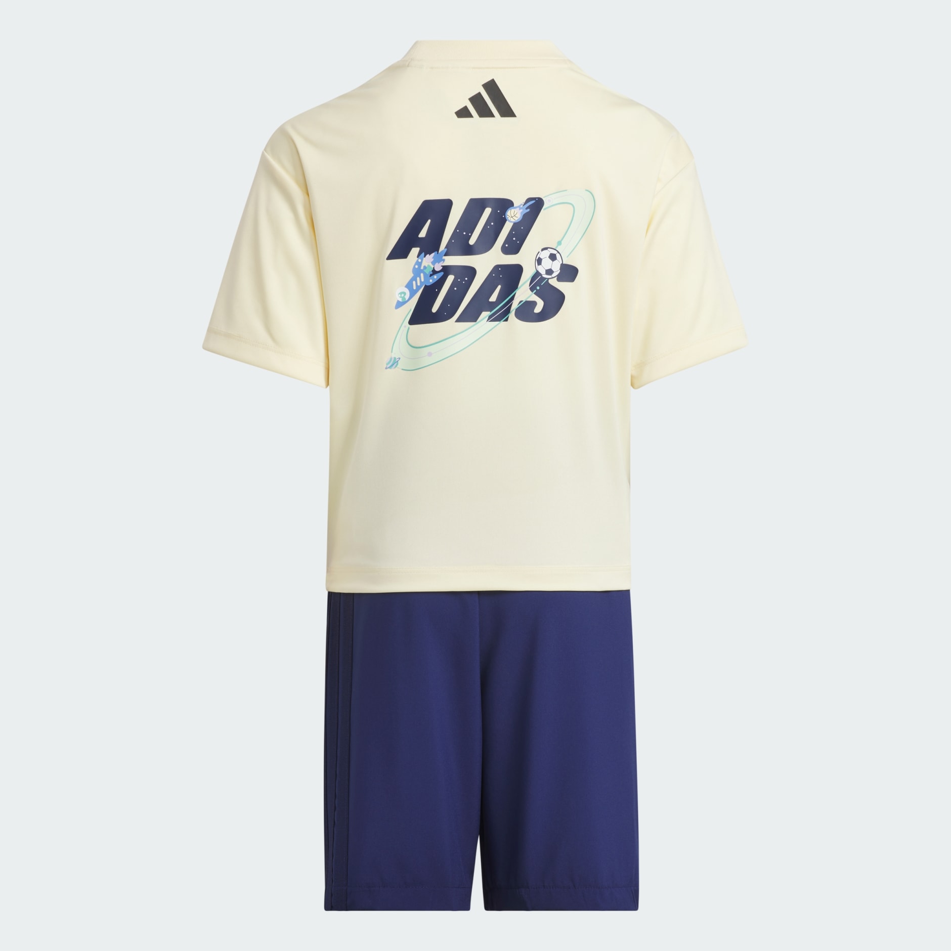 兒童圖案 T 裇及短褲套裝