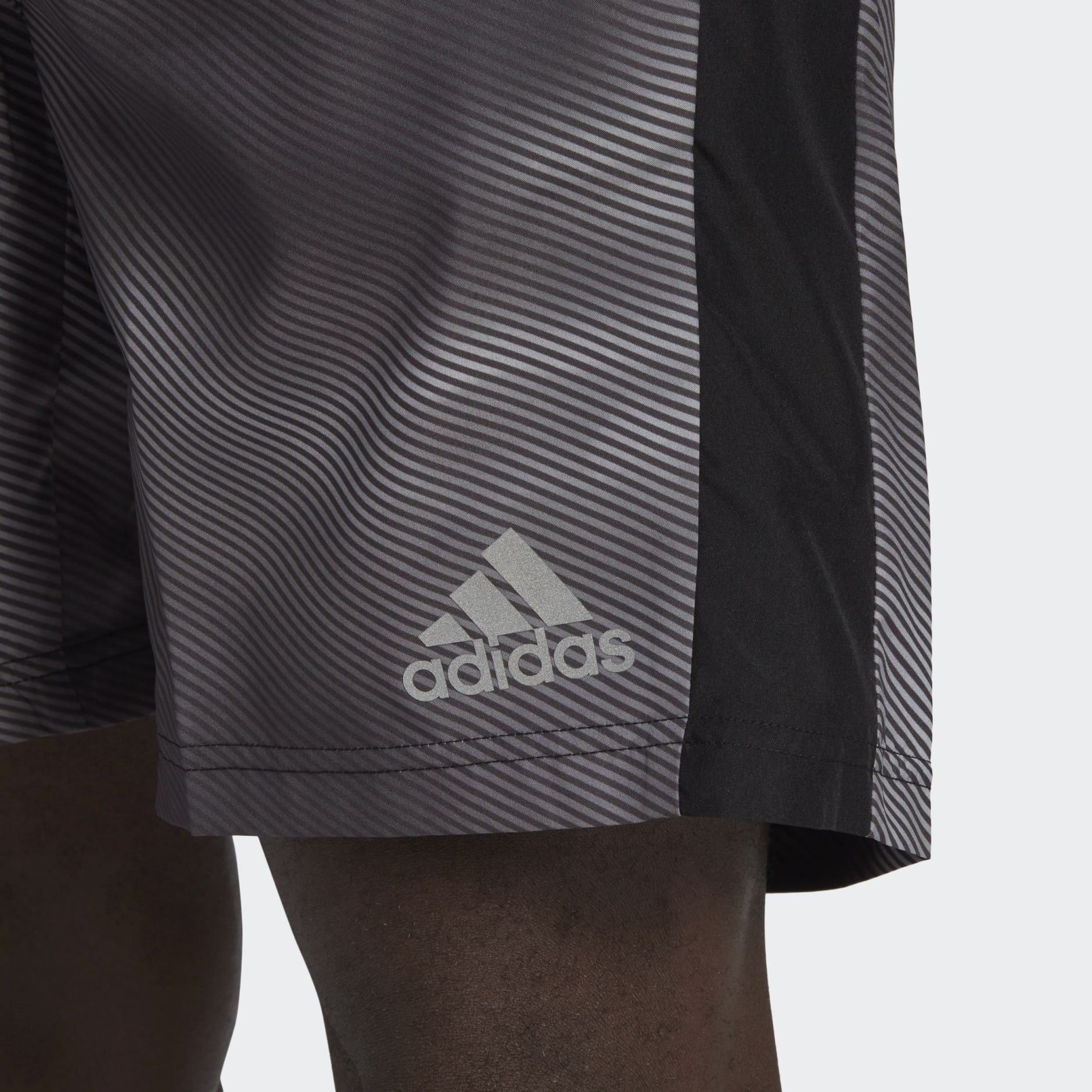 adidas Own the Run Colorblock Shorts - Grey | adidas SA