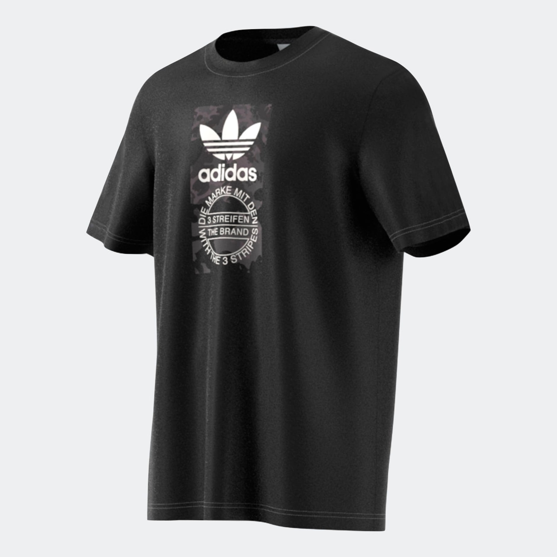 Clothing - CAMO TONGUE TEE - Black | adidas South Africa