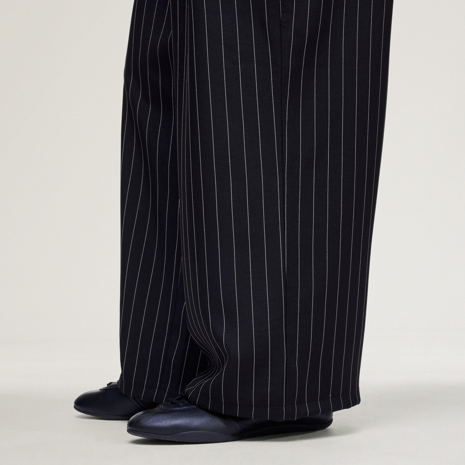 Y-3 SPORT UNIFORM PINSTRIPE TRACK PANTS