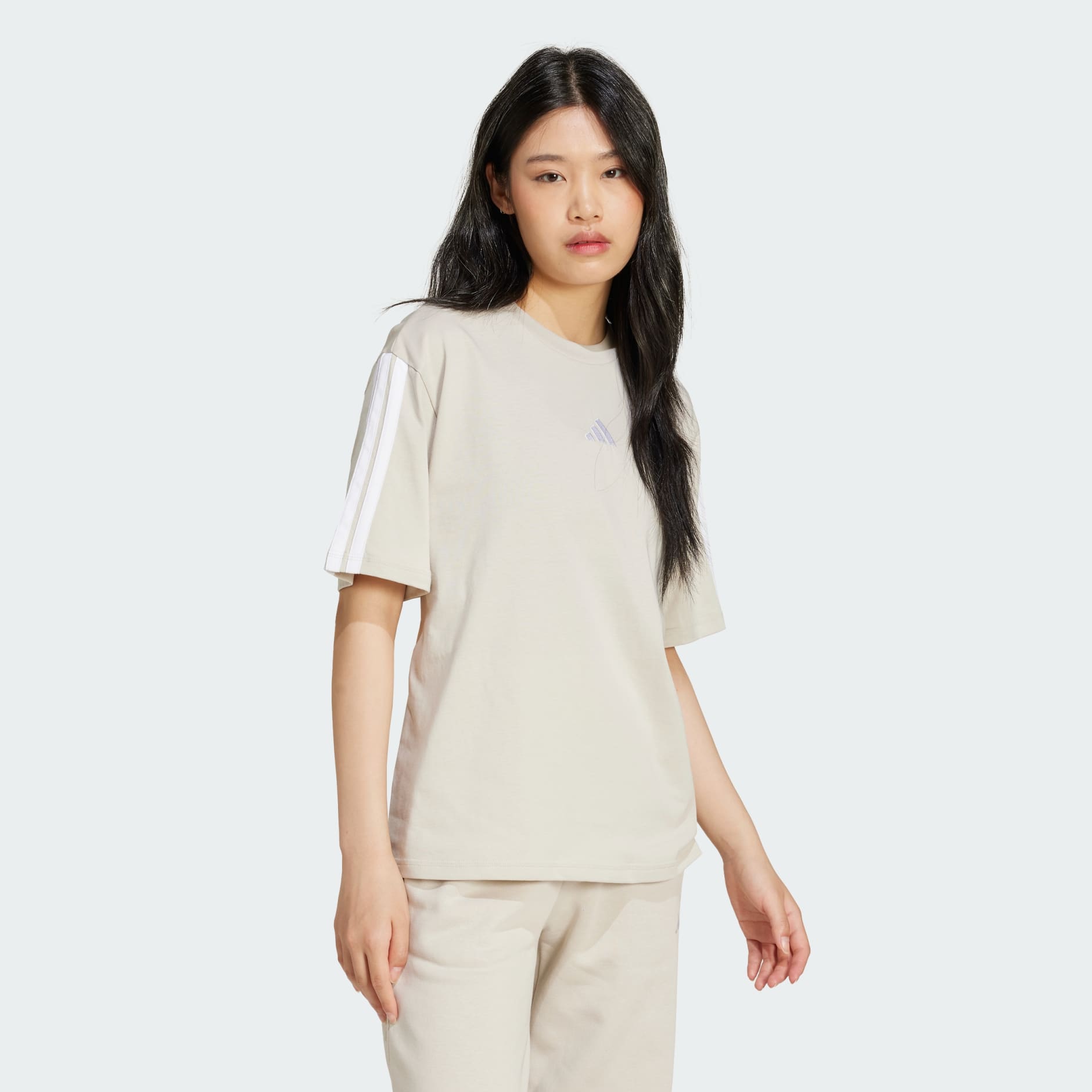 Essentials 3-Stripes Boyfriend Tee