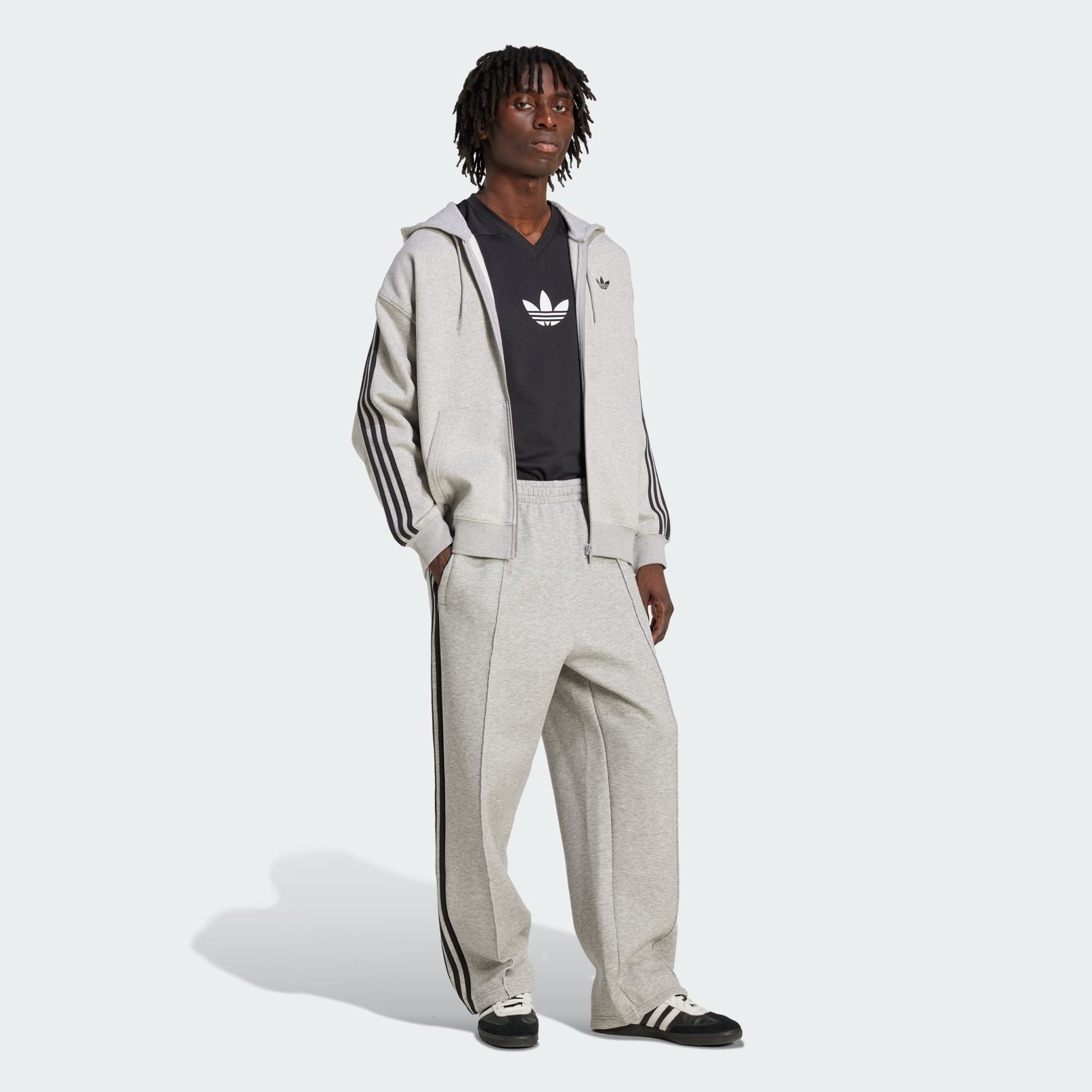 Pantalon de surv&ecirc;tement baggy spacer Adicolor