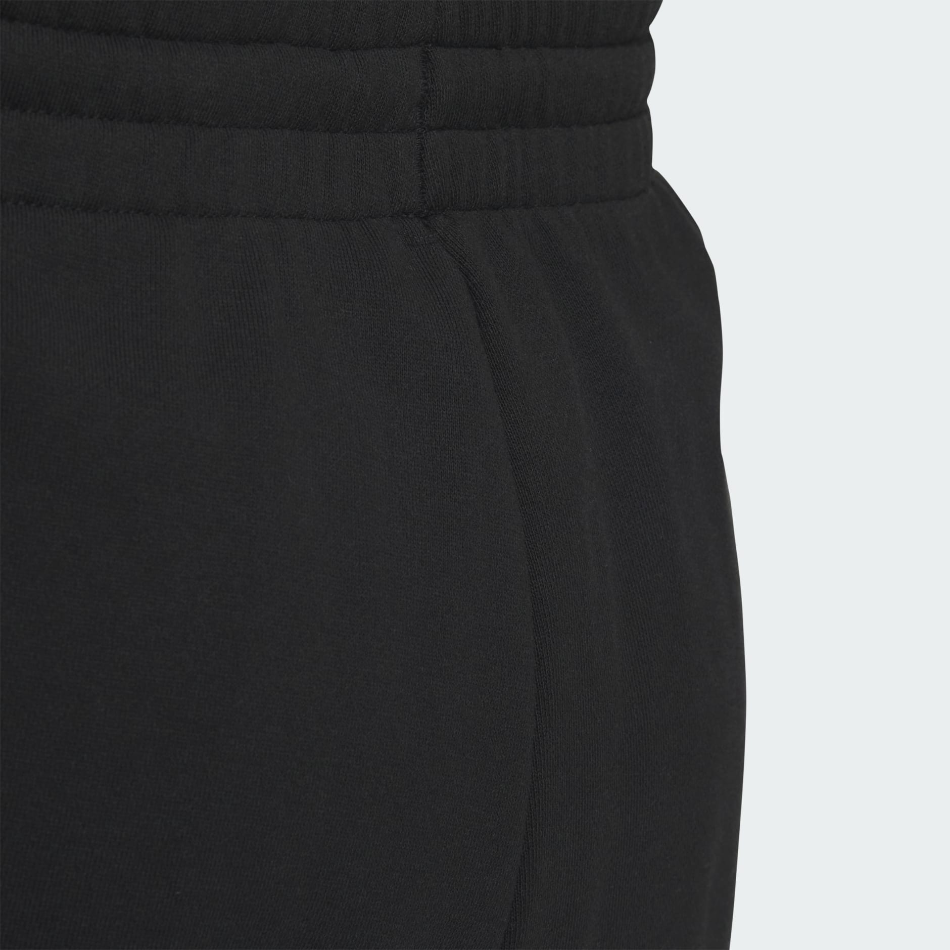 Small Logo French Terry Open Hem Pants