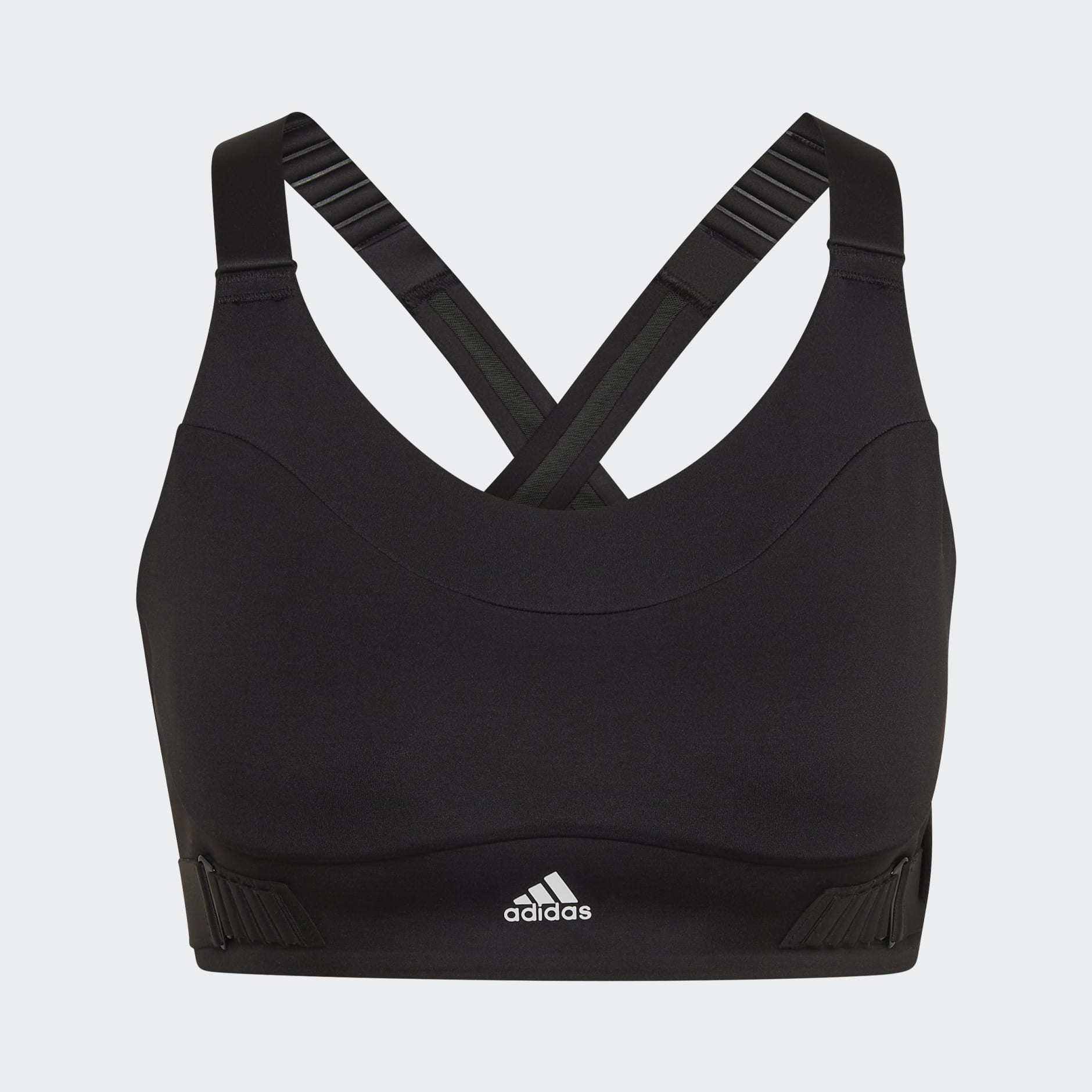 Clothing - FastImpact Luxe Run High-Support Bra - Black | adidas South ...