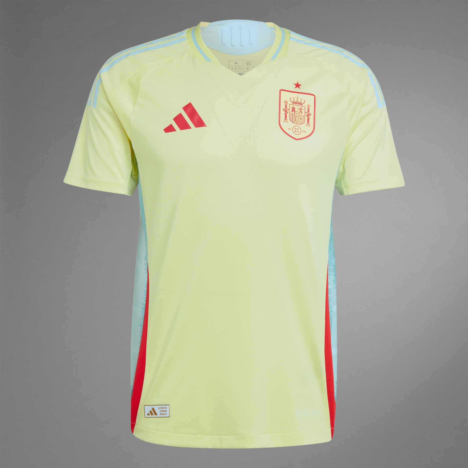 adidas Spain 2024 Away Authentic Jersey Yellow adidas TZ