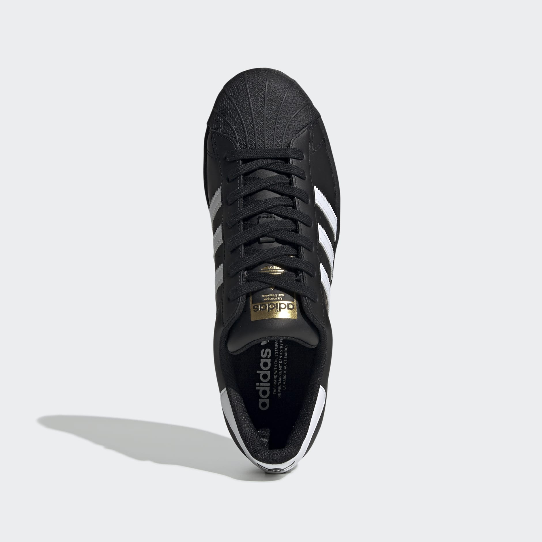 NEW Adidas Superstar Black, Size US 4~6 - EG4959