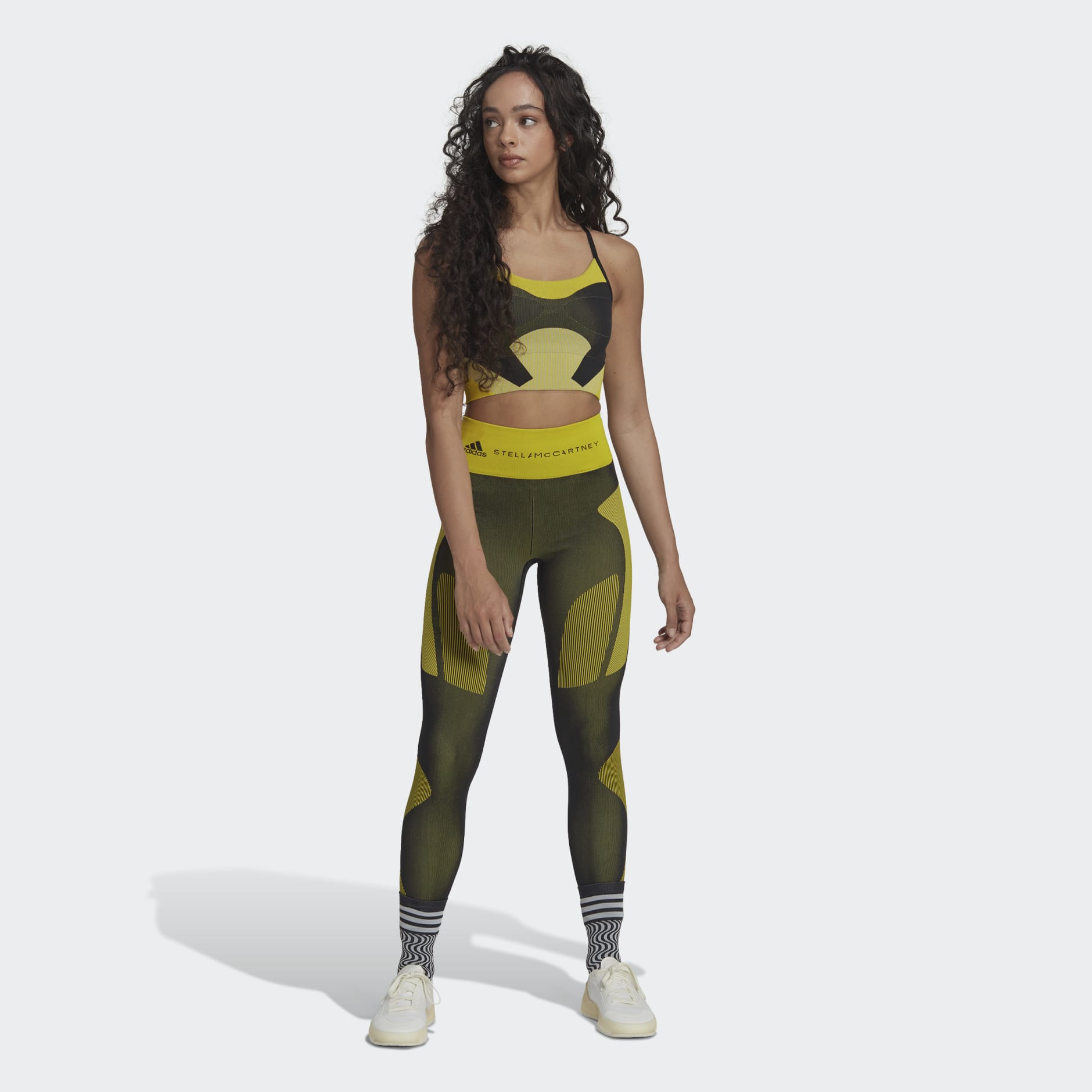 adidas by Stella McCartney TrueStrength Yoga Knit Light-Support Bra