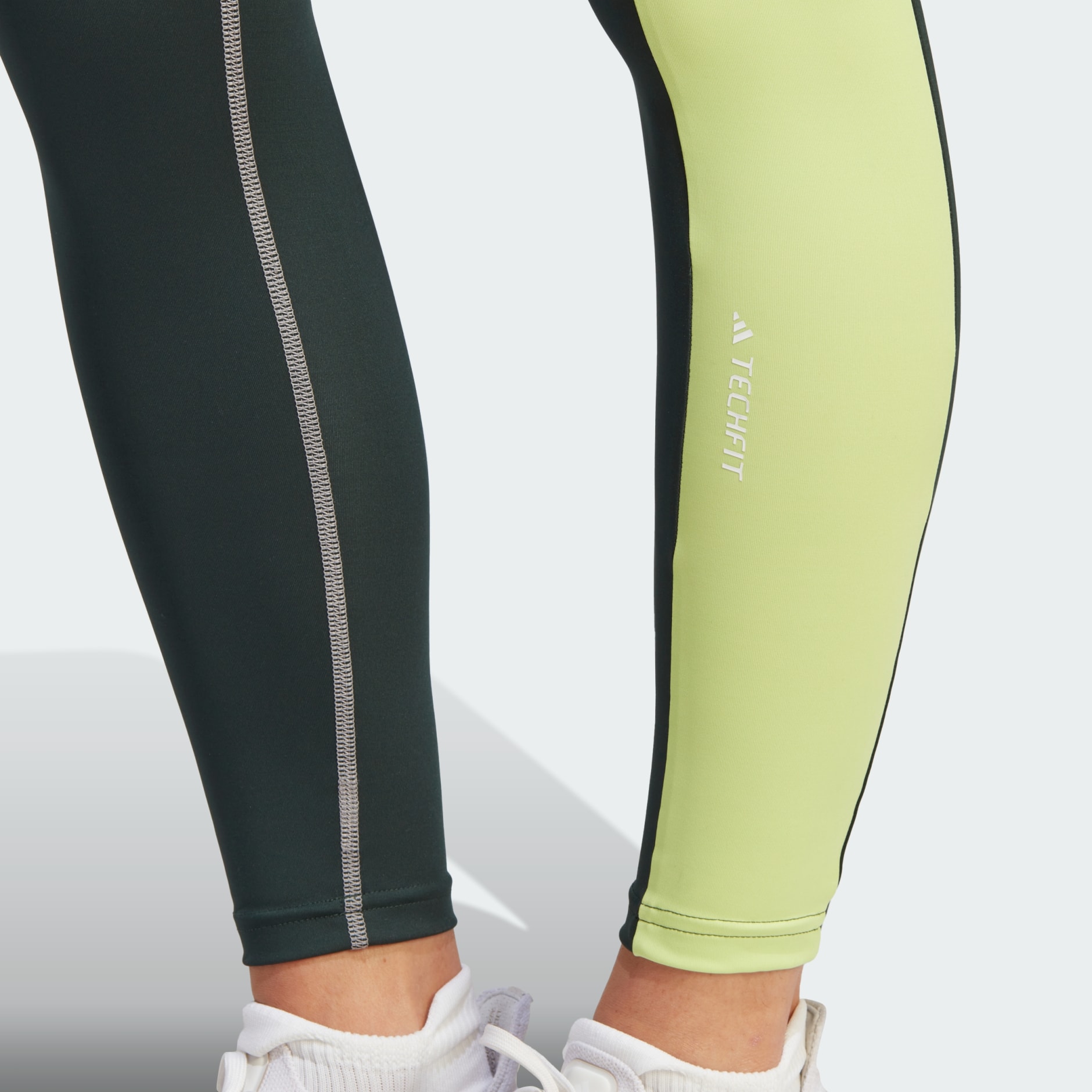 adidas Techfit Colorblock 7/8 Leggings Green