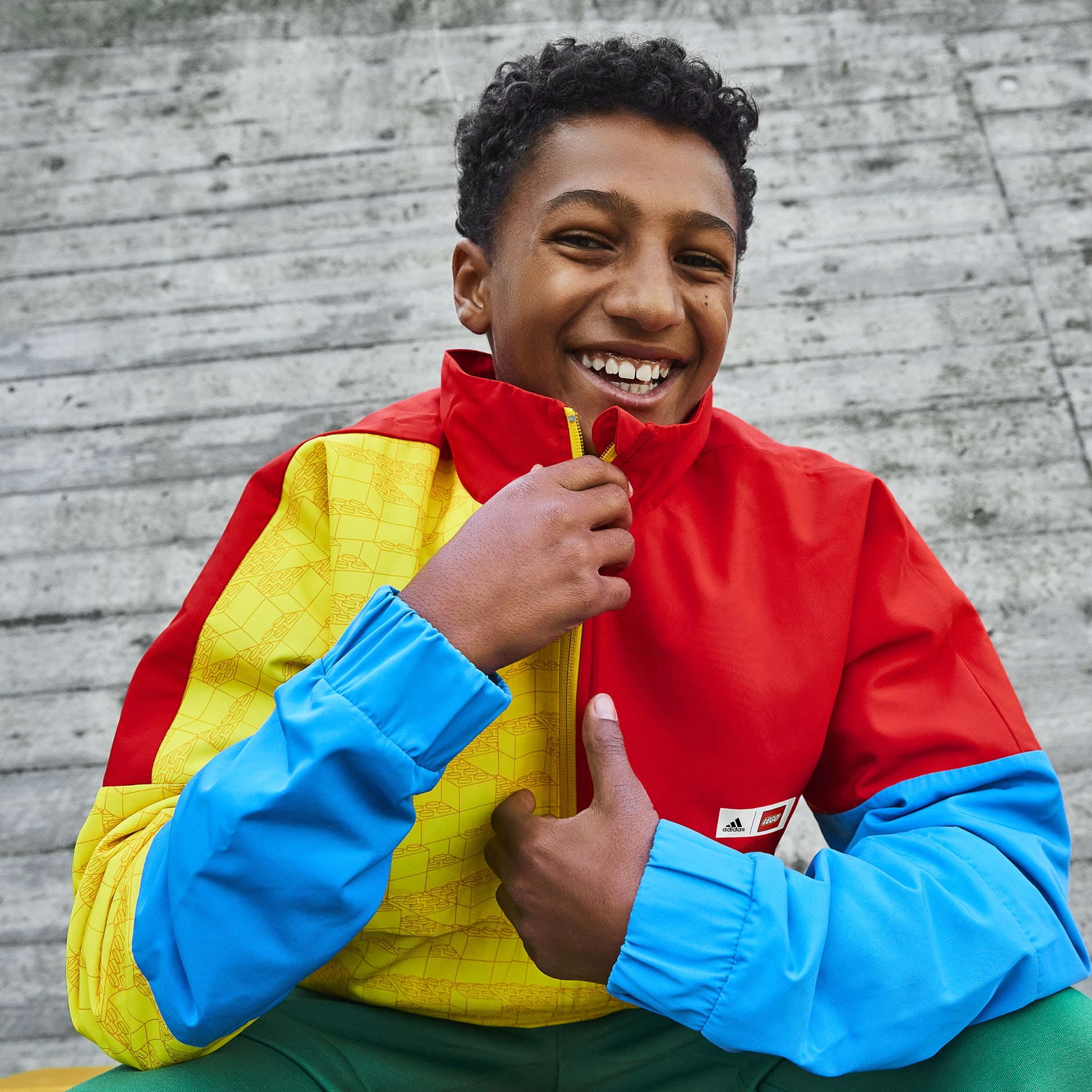 adidas x Classic LEGO® Bricks Half-Zip Warm Jacket