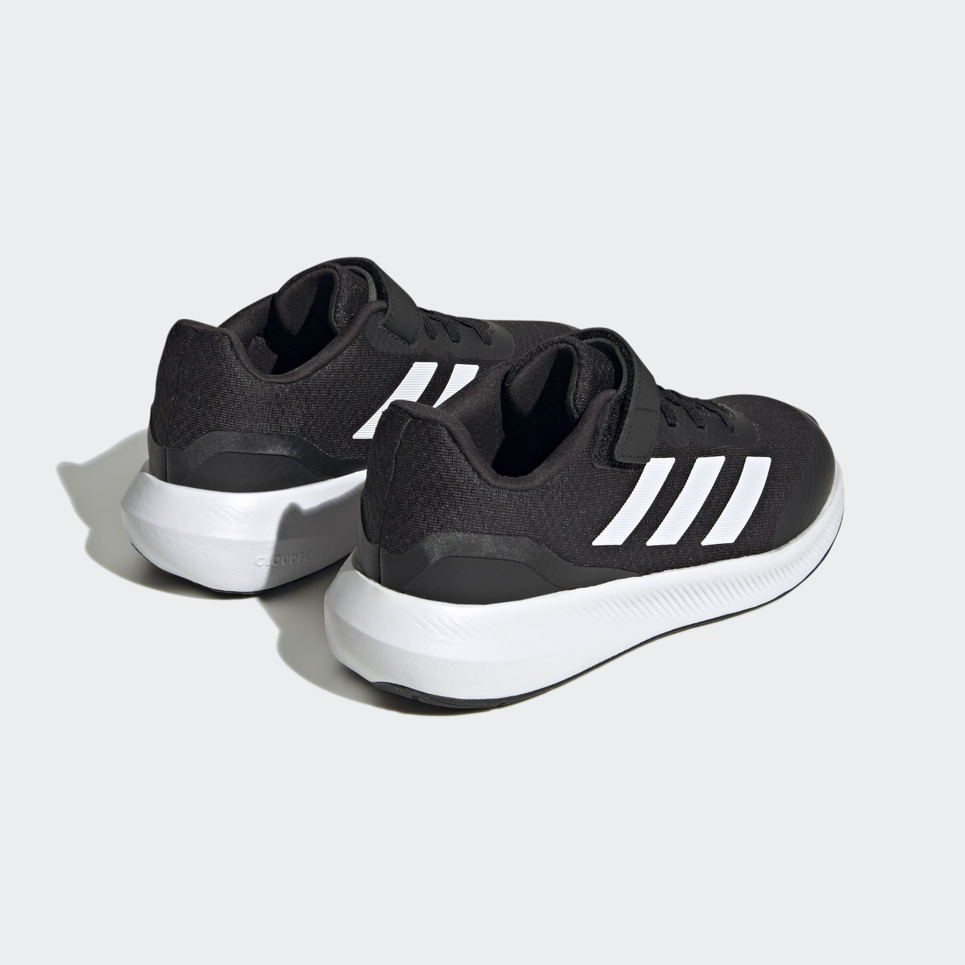 adidas RunFalcon 3.0 Elastic Lace Top Strap Shoes - Black | adidas GH