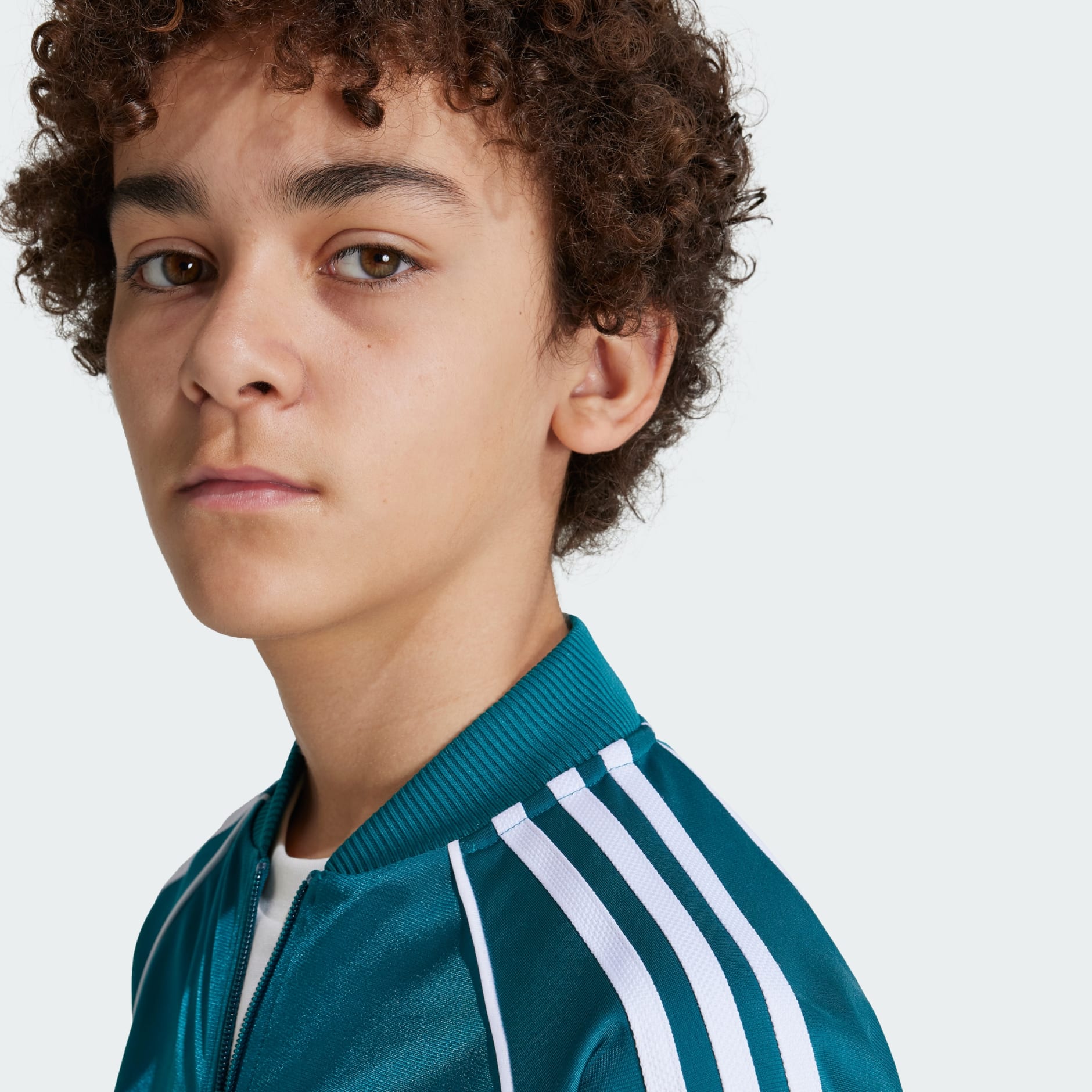 Clothing - Adicolor SST Track Top Kids - Turquoise | adidas South Africa