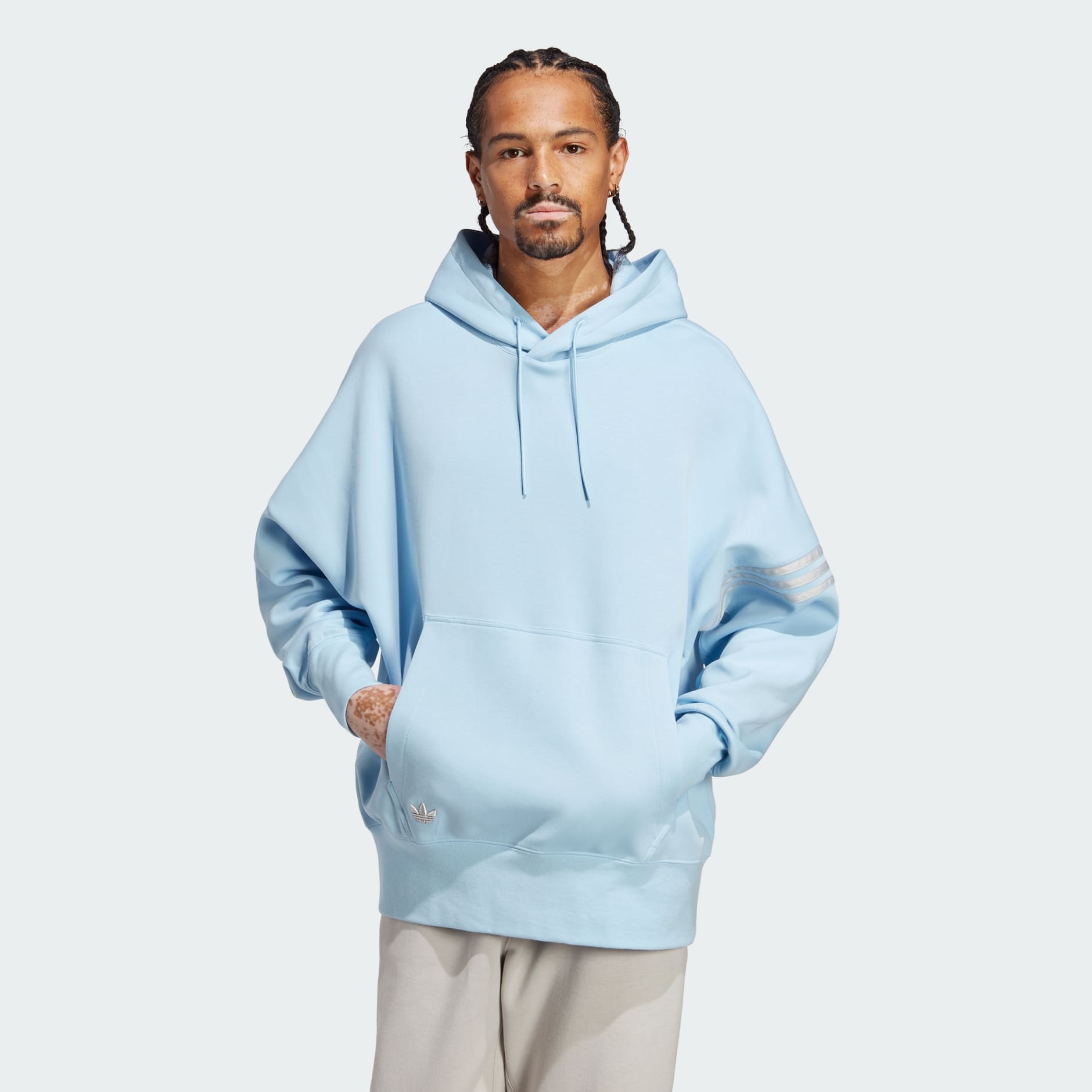 Men's Clothing - Adicolor Neuclassics Hoodie - Blue 